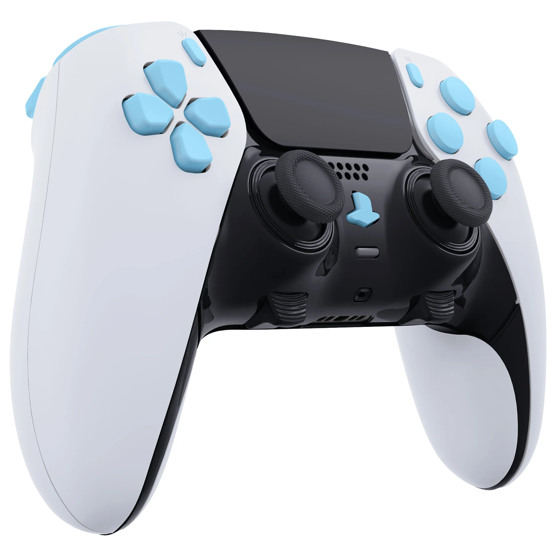 eXtremeRate Replacement Full Set Buttons Compatible with PS5 Edge Controller - Heaven Blue - Image 5
