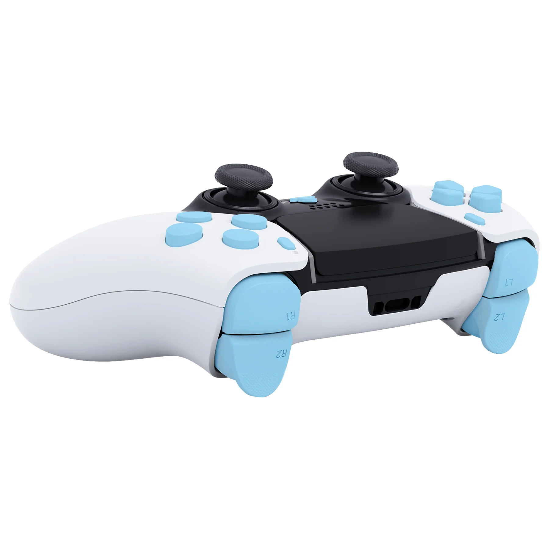 eXtremeRate Replacement Full Set Buttons Compatible with PS5 Edge Controller - Heaven Blue - Image 7