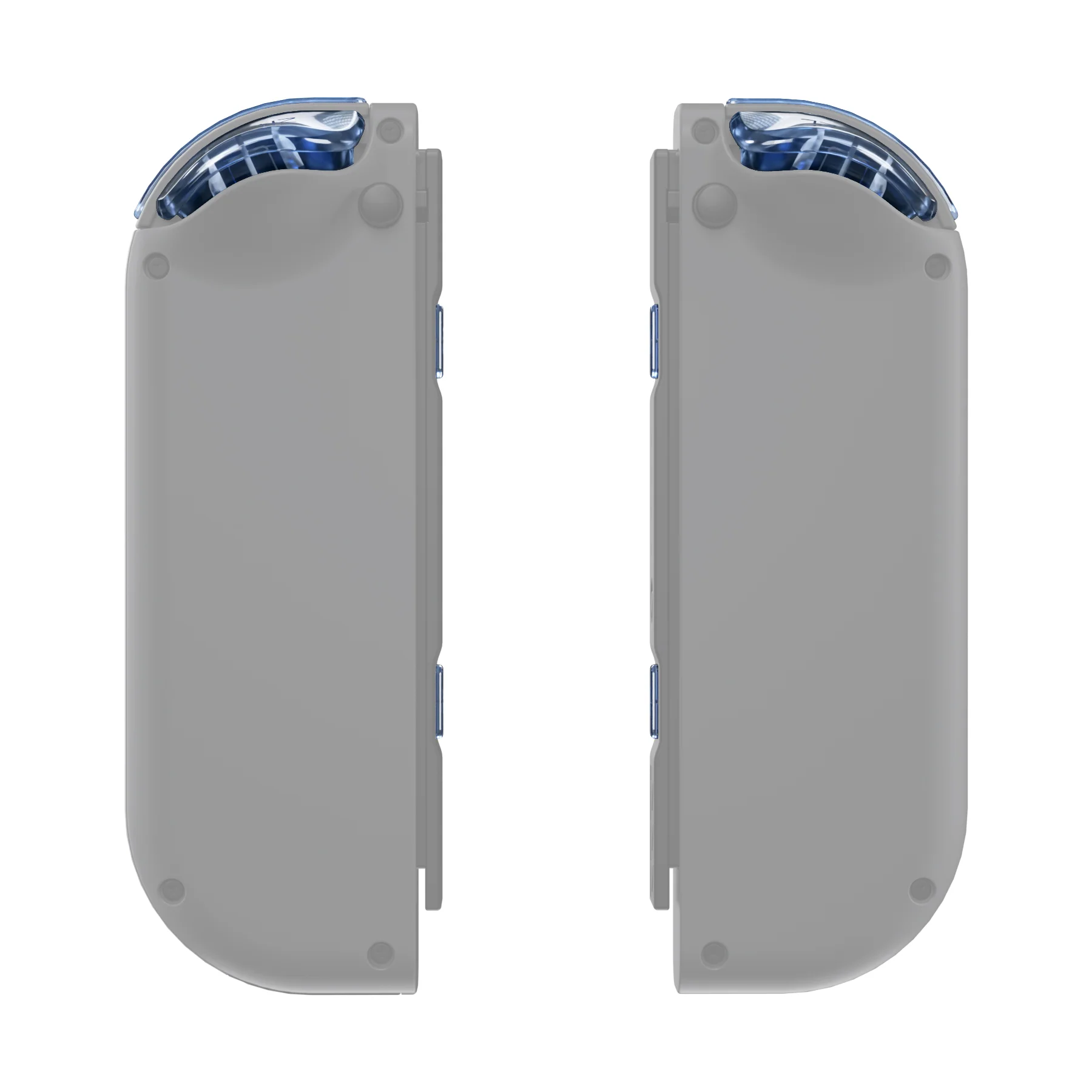 eXtremeRate Replacement Full Set Buttons for Joycon of NS Switch - Crystal Clear Light Blue - Image 7