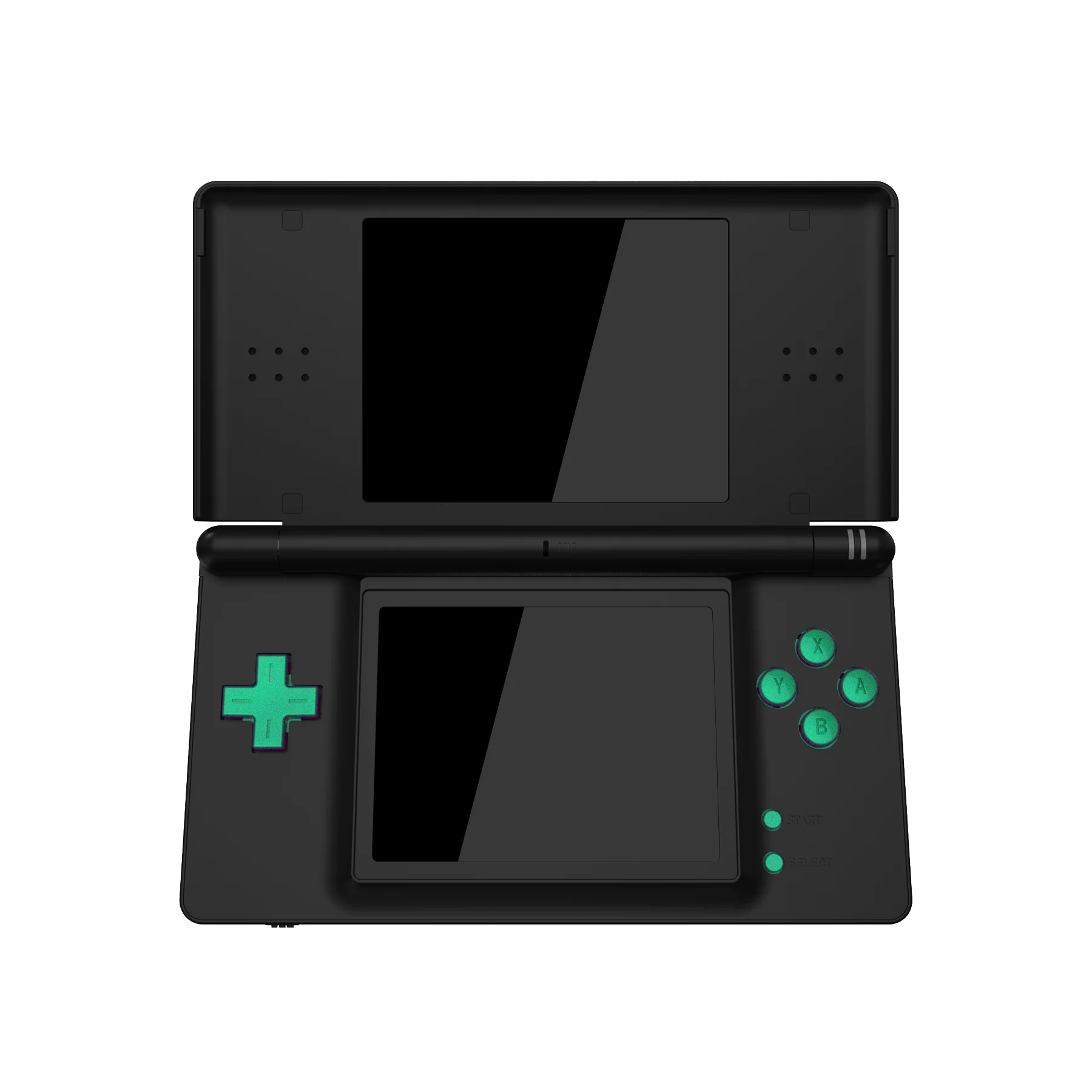 eXtremeRate Replacement Full Set Buttons for Nintendo DS Lite NDSL - Chameleon Green Purple - Image 3