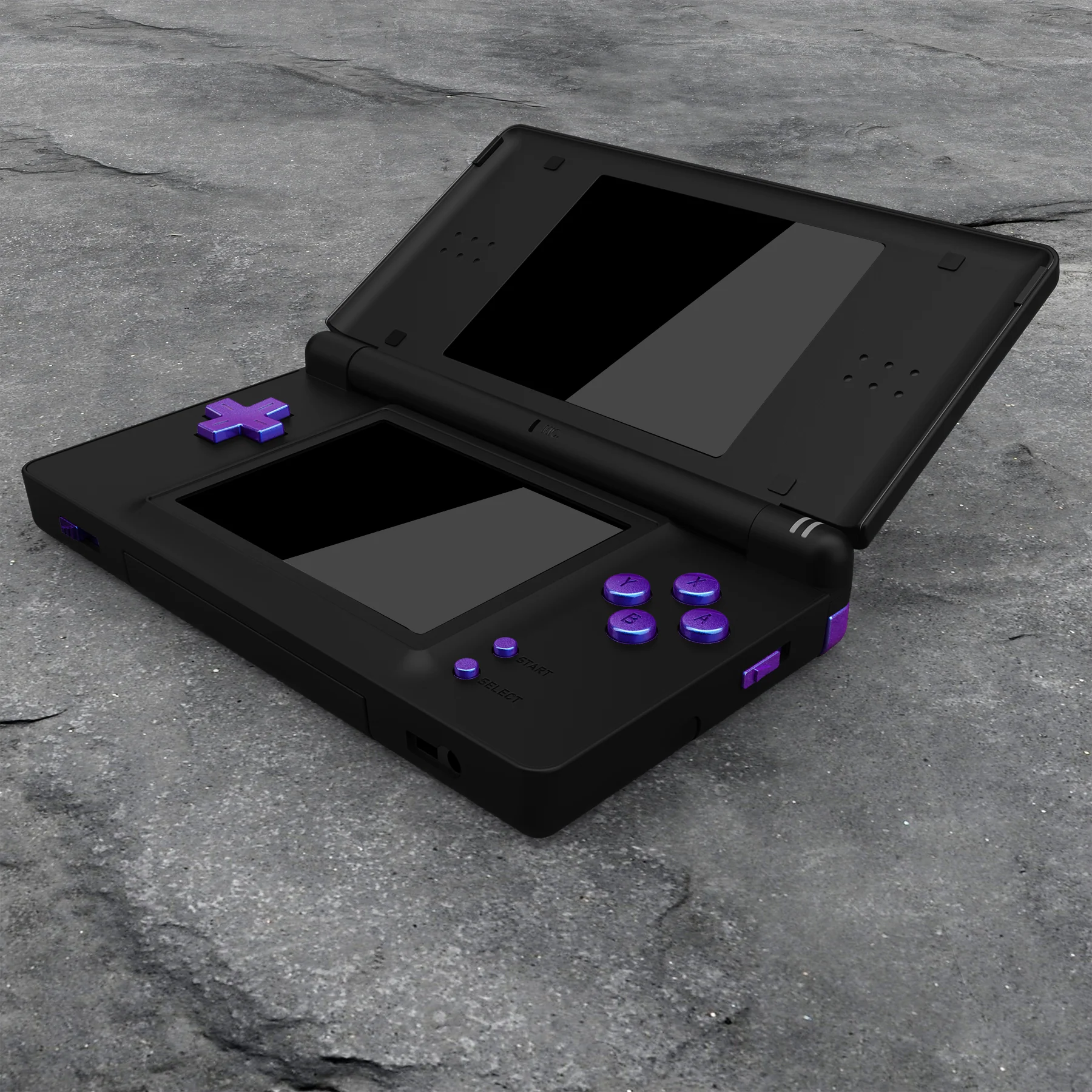 eXtremeRate Replacement Full Set Buttons for Nintendo DS Lite NDSL - Chameleon Purple Blue - Image 6