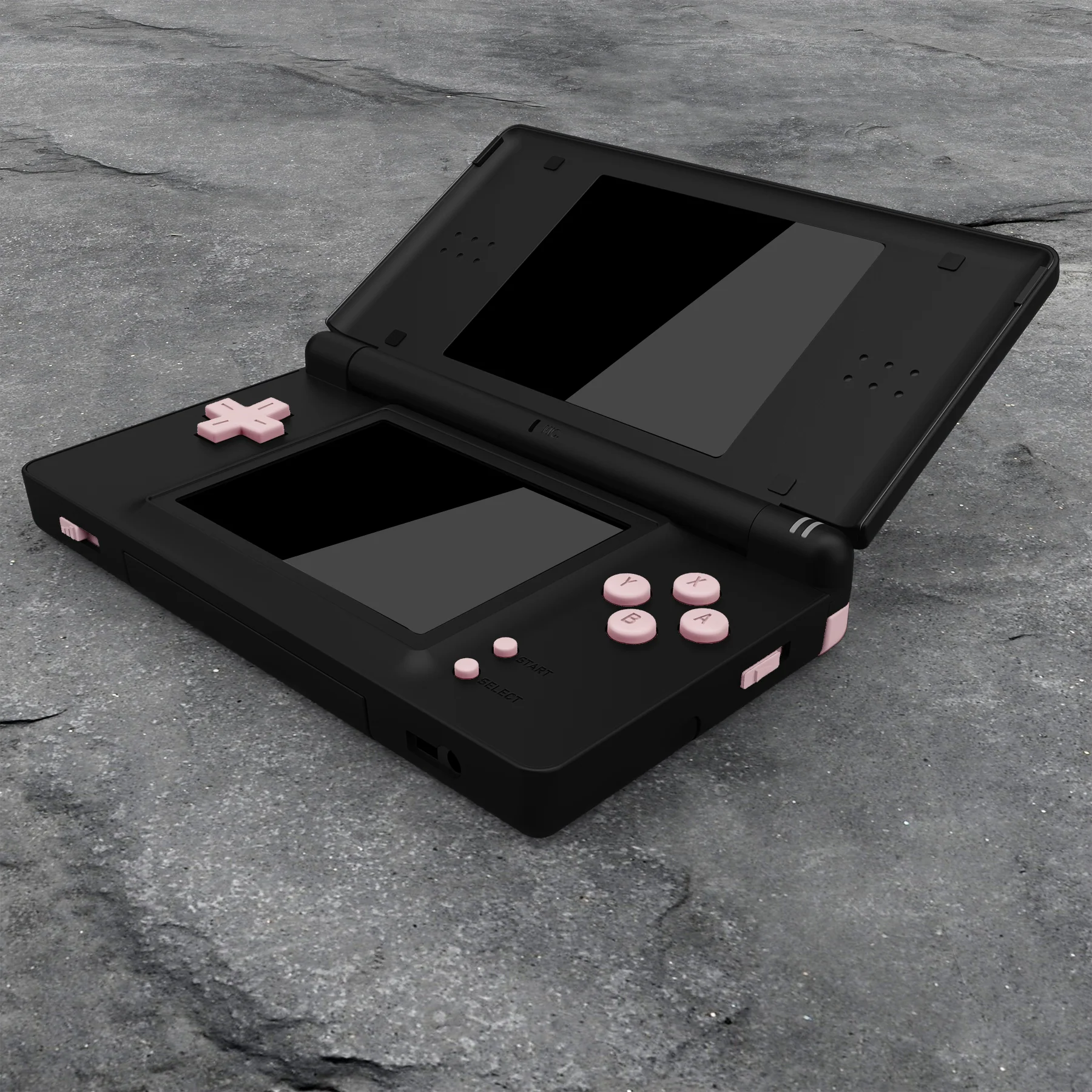 eXtremeRate Replacement Full Set Buttons for Nintendo DS Lite NDSL - Cherry Blossoms Pink - Image 6