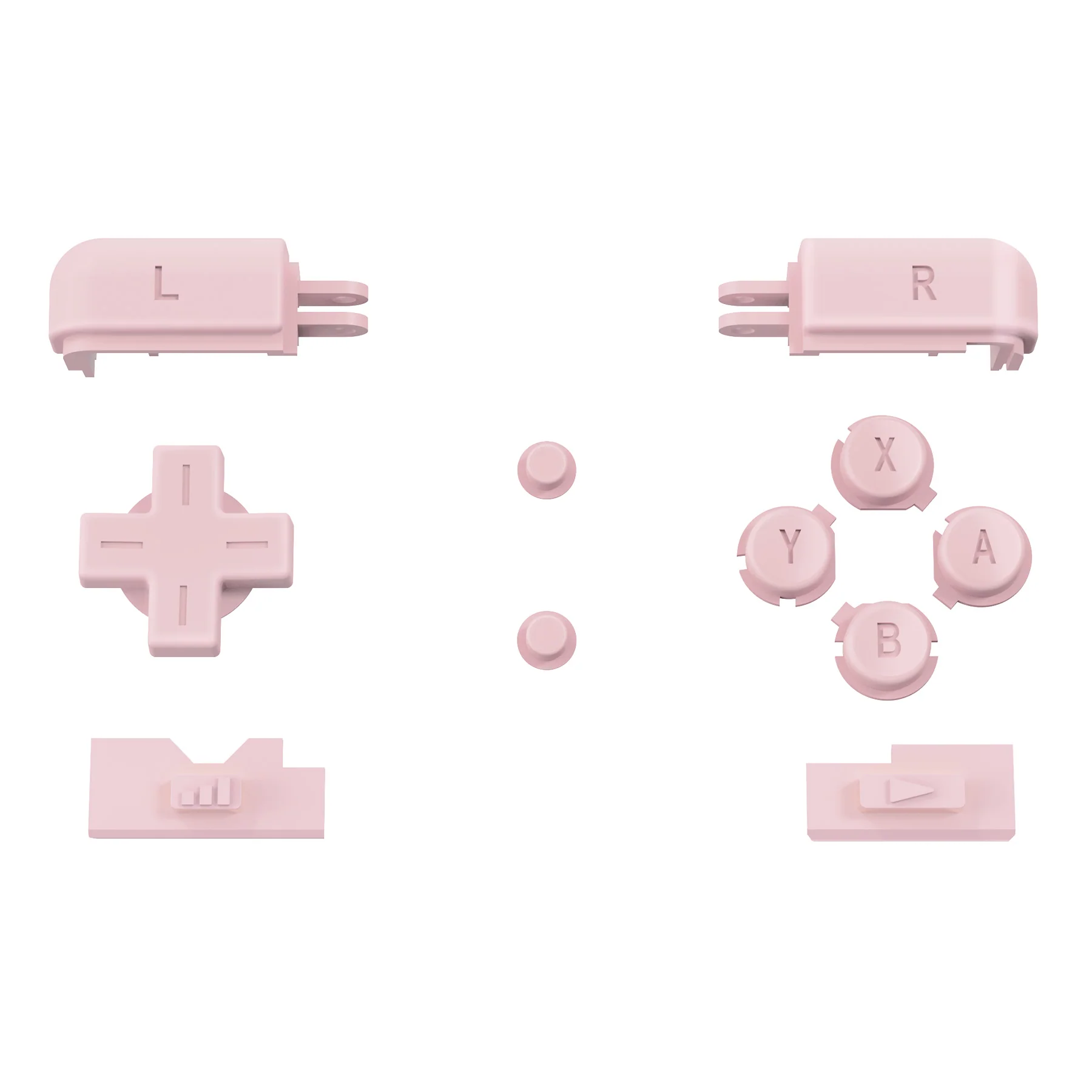 eXtremeRate Replacement Full Set Buttons for Nintendo DS Lite NDSL - Cherry Blossoms Pink - Image 7