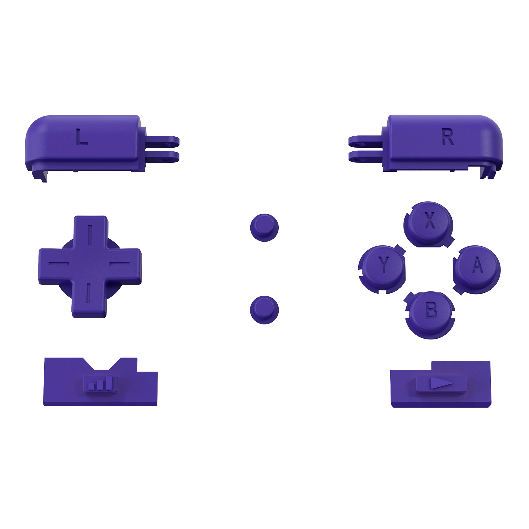 eXtremeRate Replacement Full Set Buttons for Nintendo DS Lite NDSL - Purple - Image 7