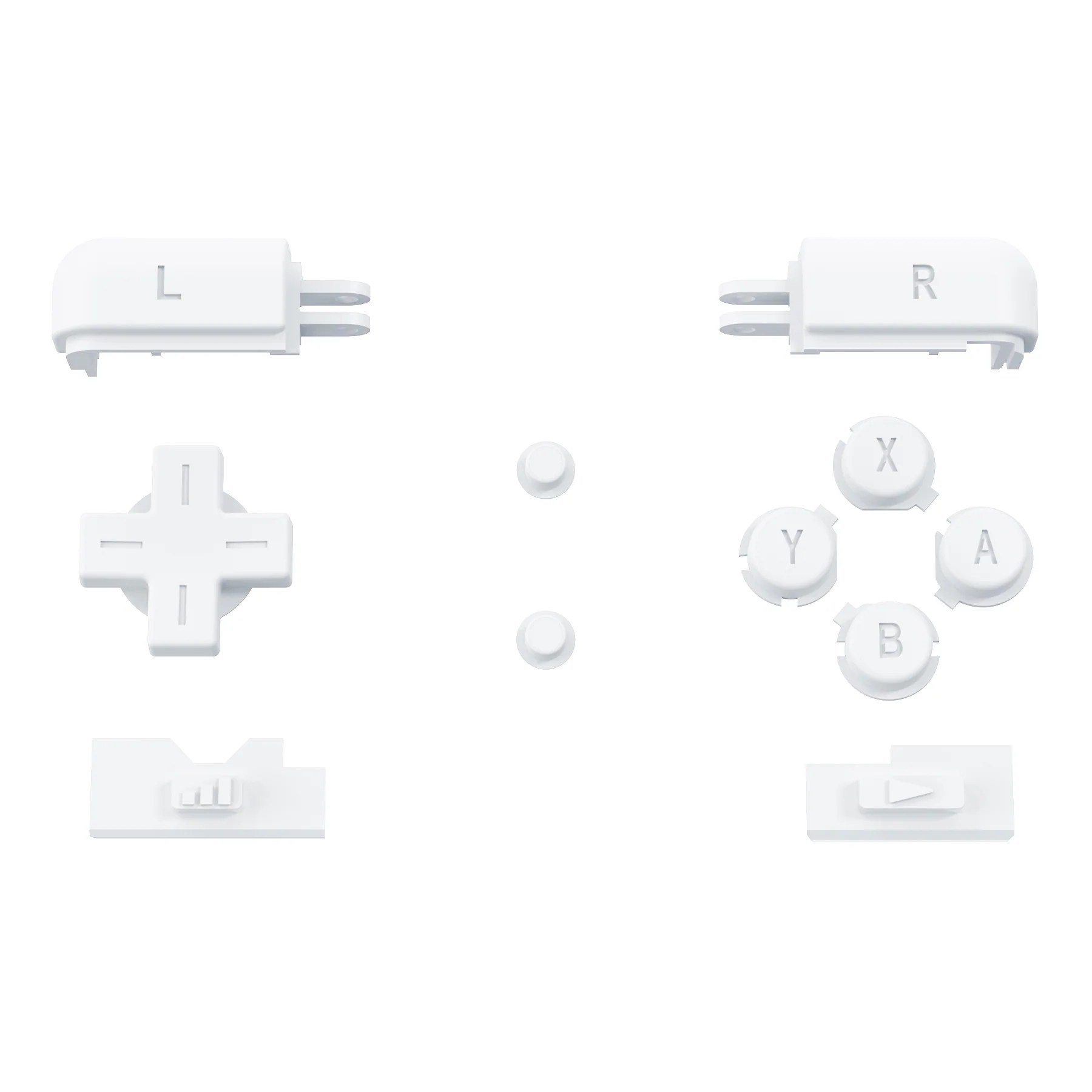eXtremeRate Replacement Full Set Buttons for Nintendo DS Lite NDSL - White - Image 7