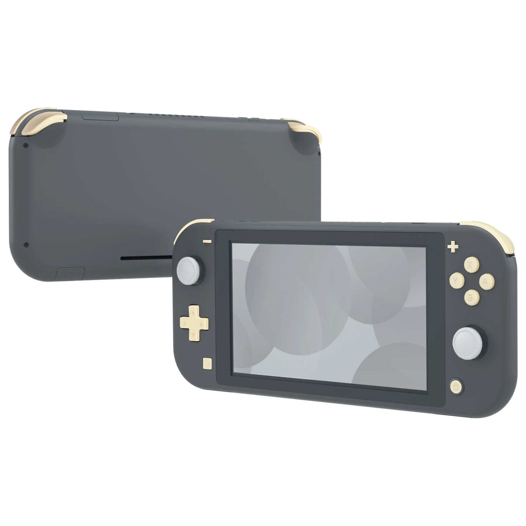 eXtremeRate Replacement Full Set Buttons for NS Switch Lite - Antique Yellow - Image 3