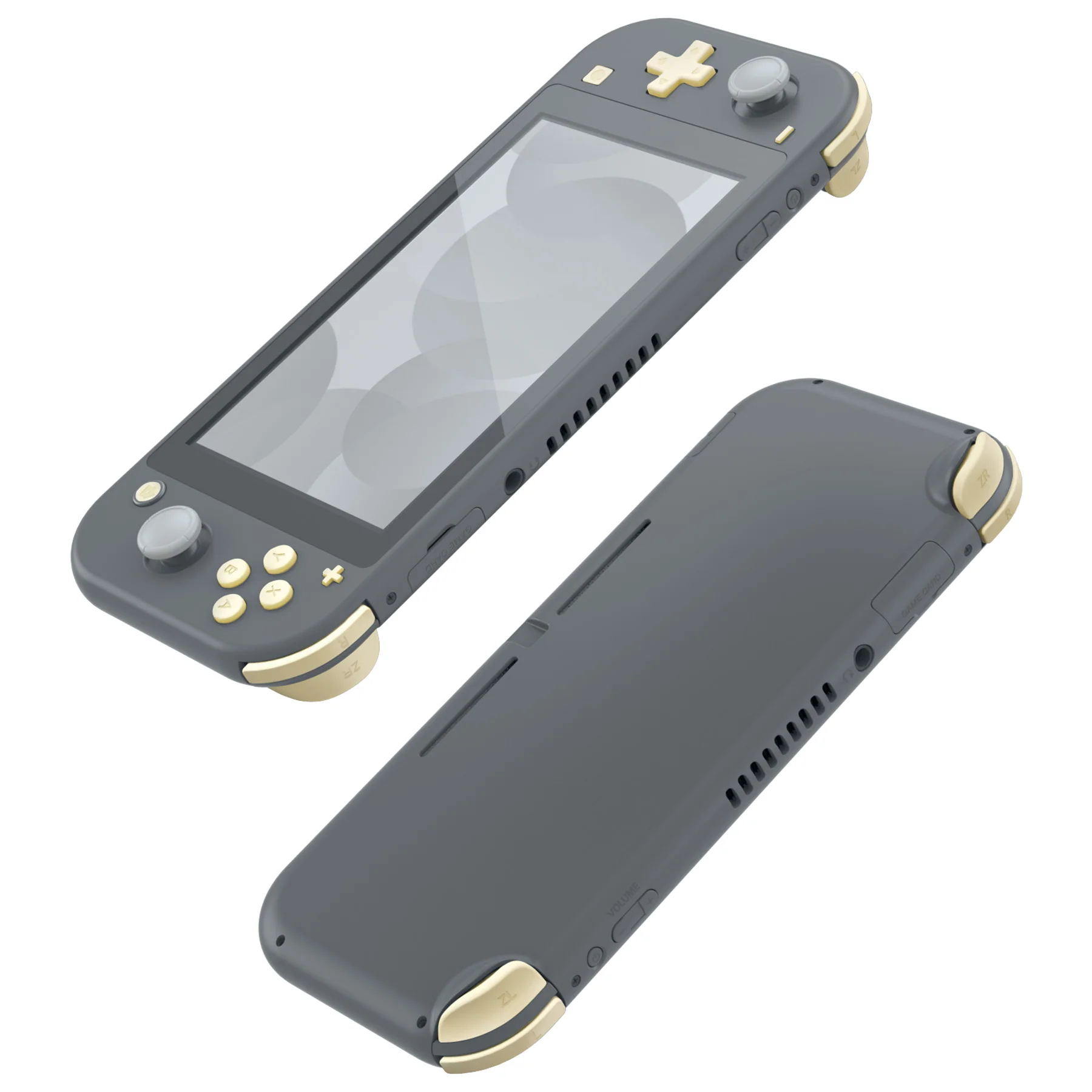 eXtremeRate Replacement Full Set Buttons for NS Switch Lite - Antique Yellow - Image 6