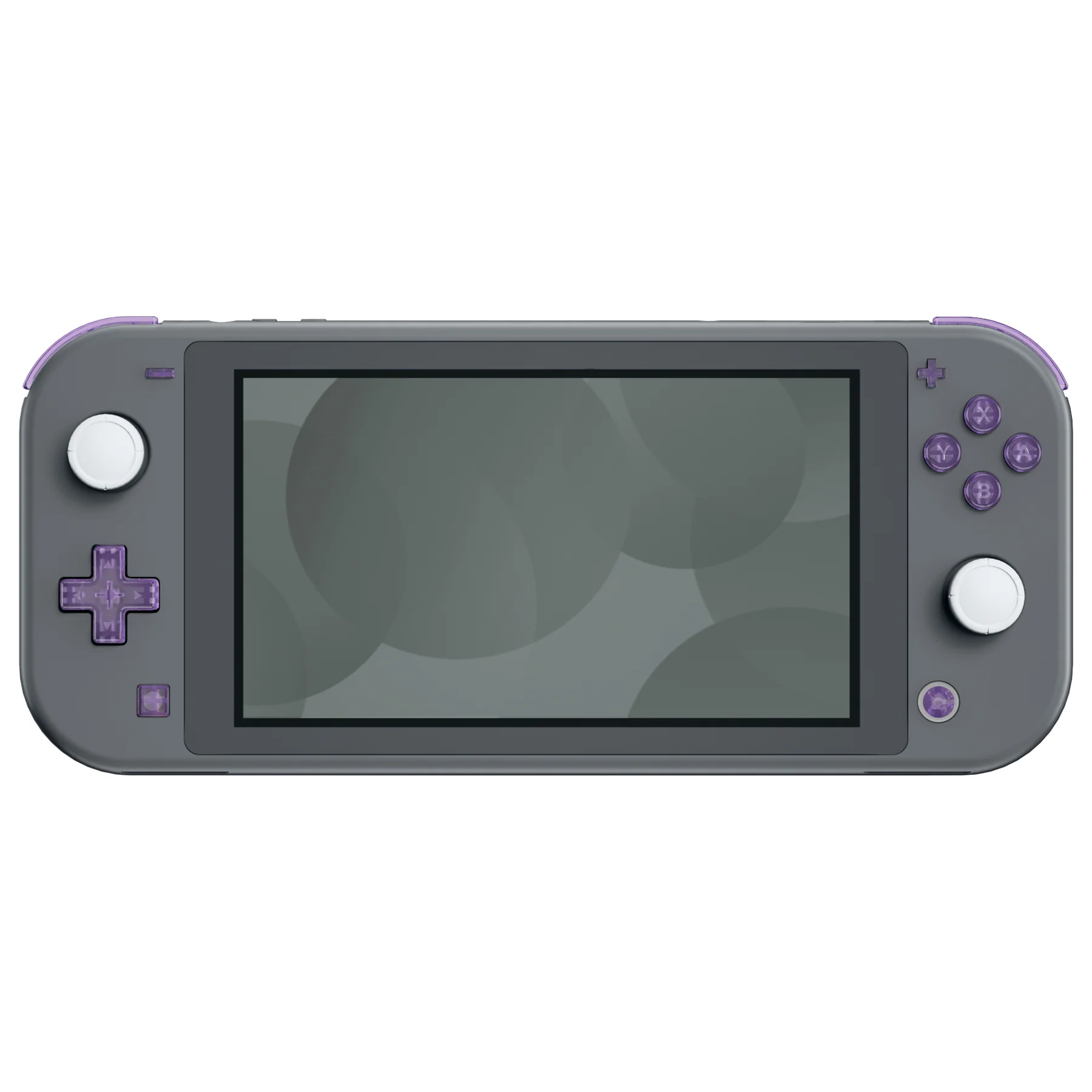 eXtremeRate Replacement Full Set Buttons for NS Switch Lite - Clear Atomic Purple - Image 4