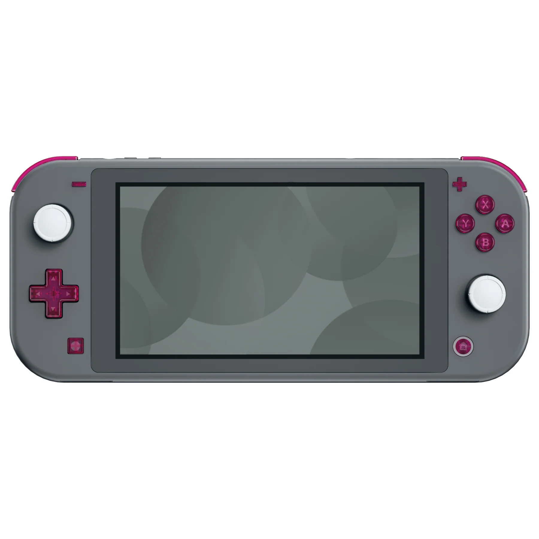 eXtremeRate Replacement Full Set Buttons for NS Switch Lite - Clear Candy Pink - Image 4