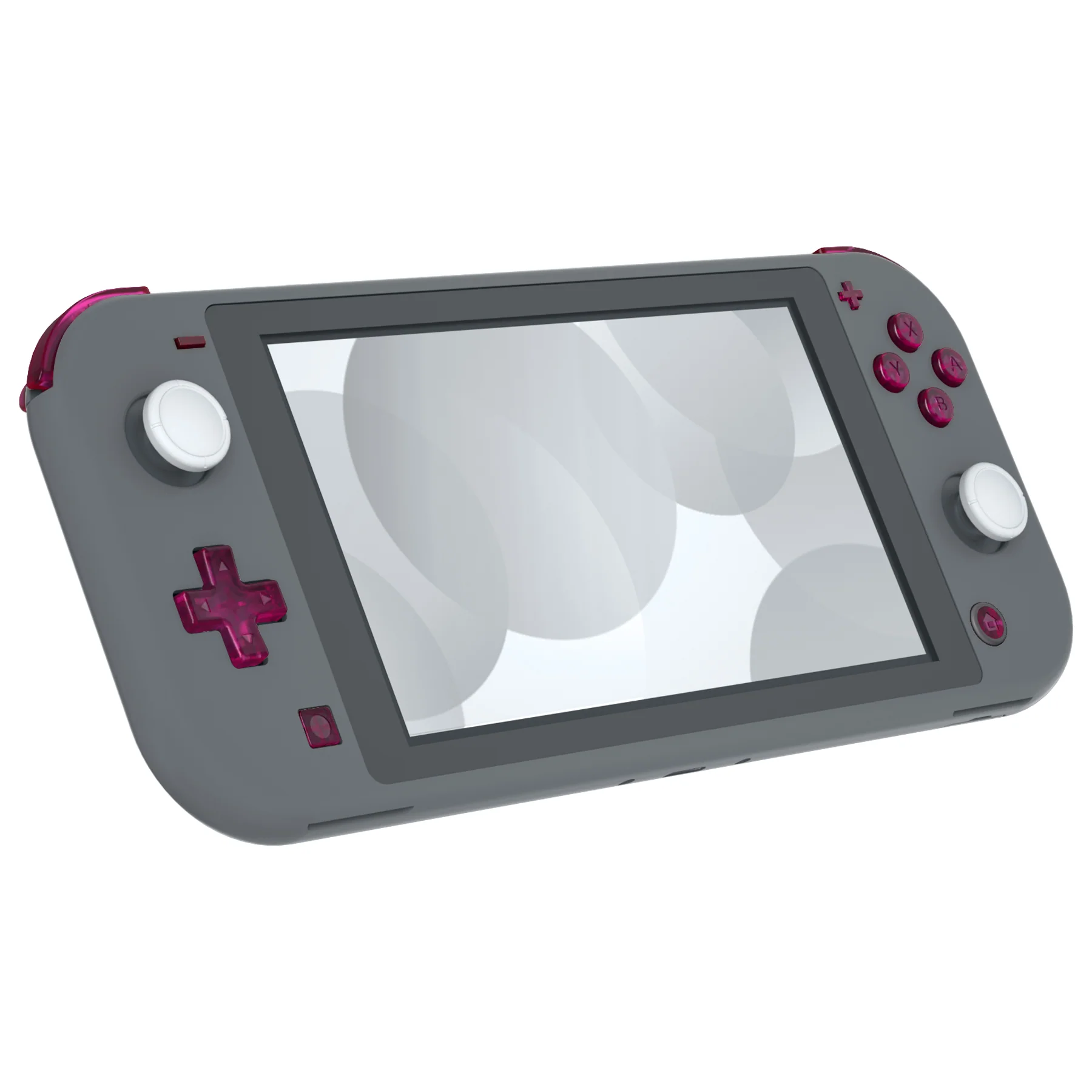 eXtremeRate Replacement Full Set Buttons for NS Switch Lite - Clear Candy Pink - Image 5