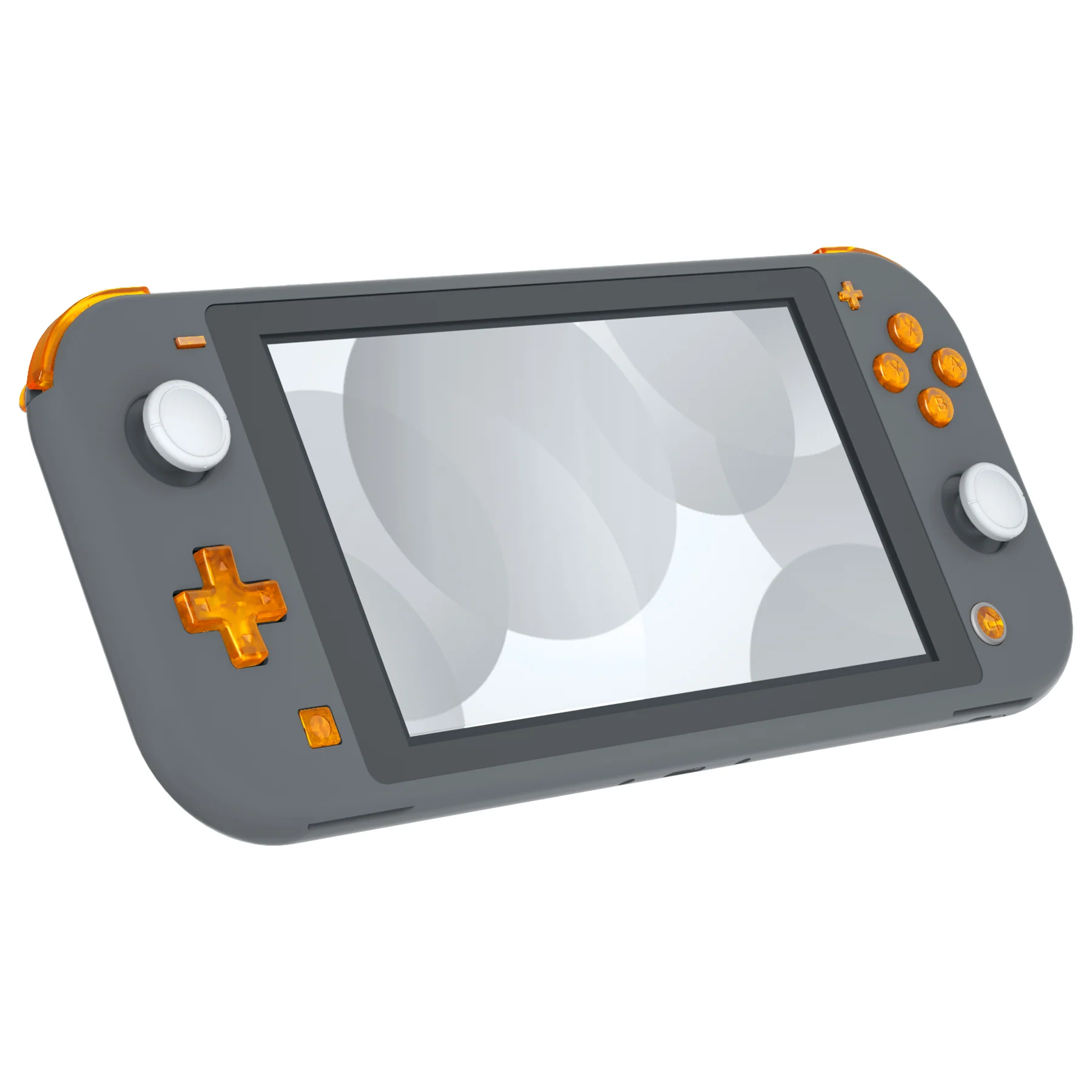 eXtremeRate Replacement Full Set Buttons for NS Switch Lite - Clear Orange - Image 5