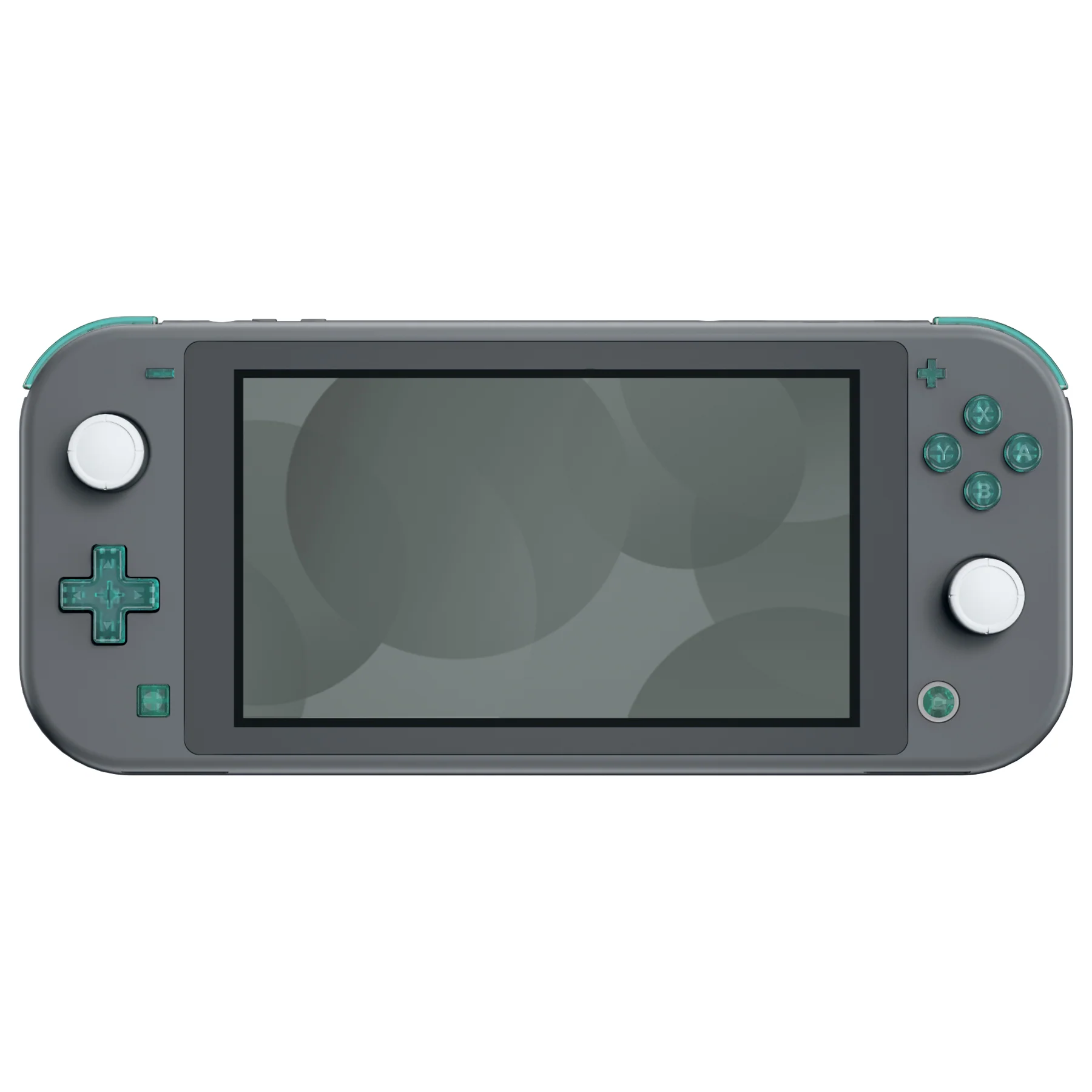 eXtremeRate Replacement Full Set Buttons for NS Switch Lite - Emerald Green - Image 4