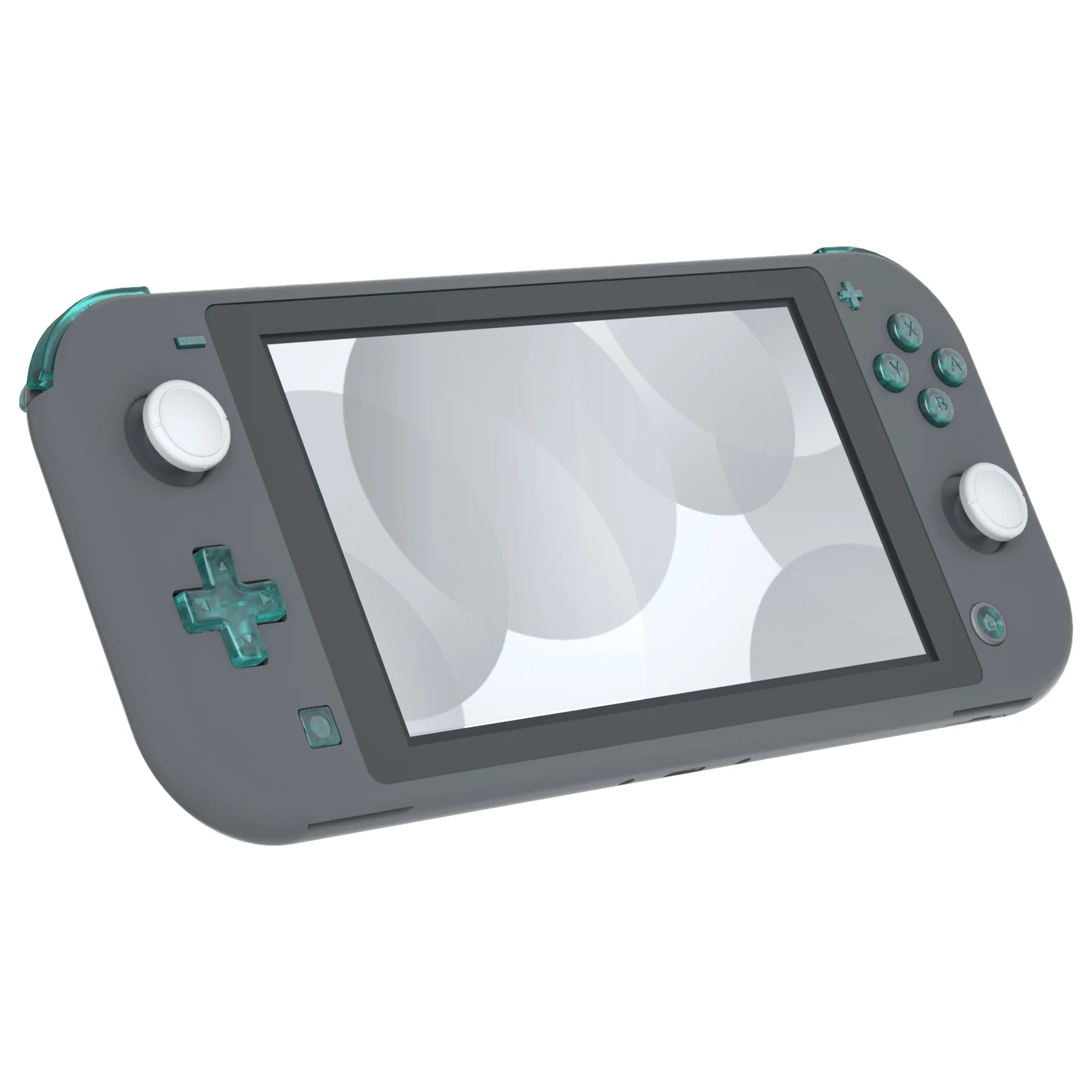 eXtremeRate Replacement Full Set Buttons for NS Switch Lite - Emerald Green - Image 5