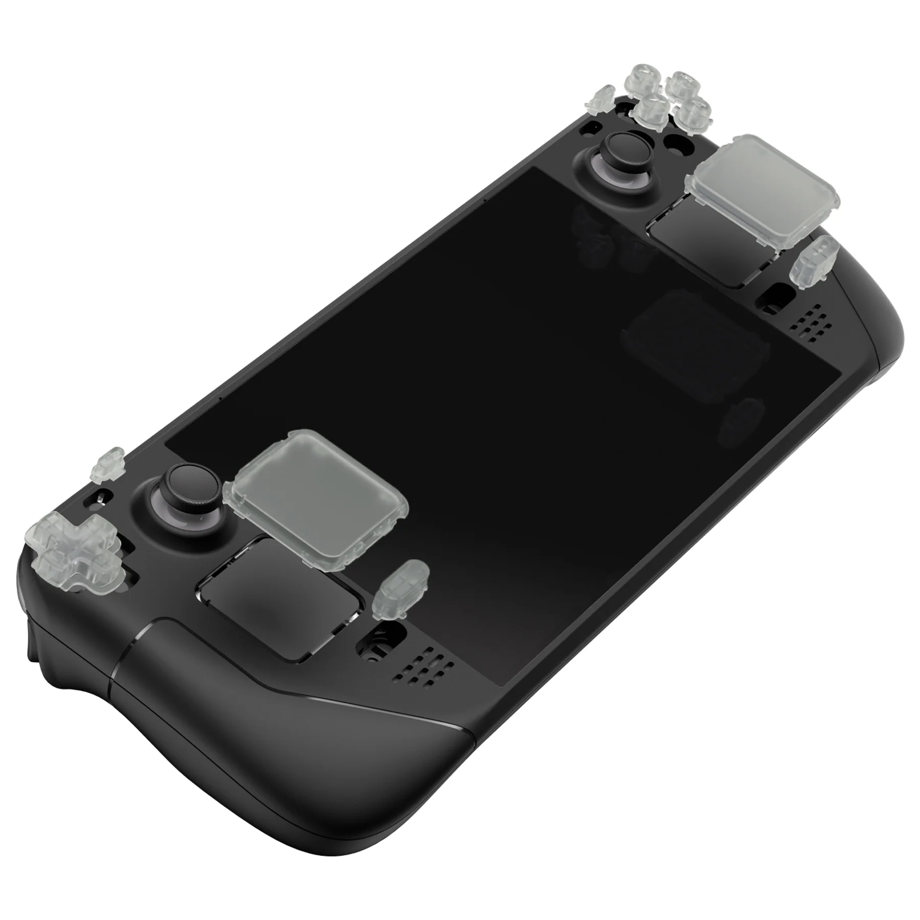 eXtremeRate Replacement Full Set Buttons for Steam Deck LCD - Glow in Dark - Green - Image 5