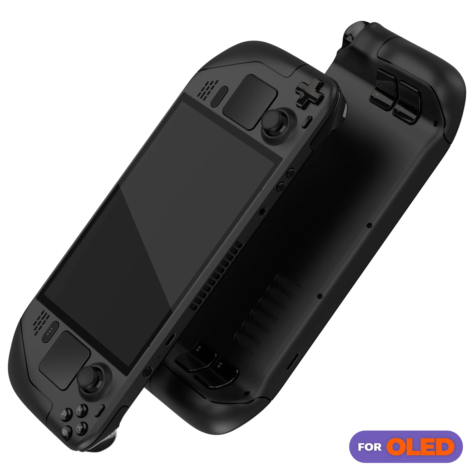 eXtremeRate Replacement Full Set Buttons for Steam Deck OLED - Black - Image 4