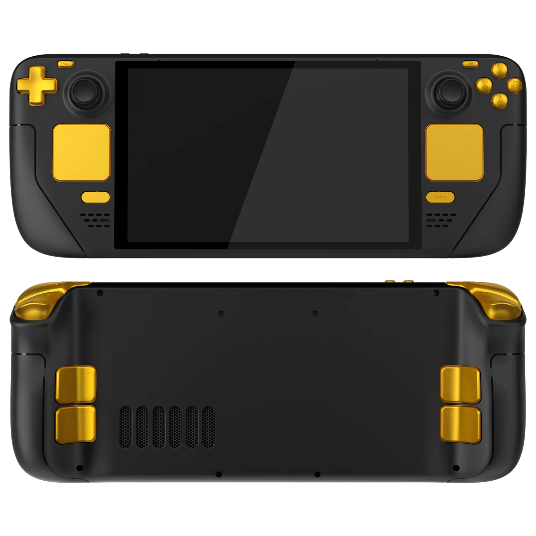 eXtremeRate Replacement Full Set Buttons for Steam Deck OLED - Chrome Gold - Image 3