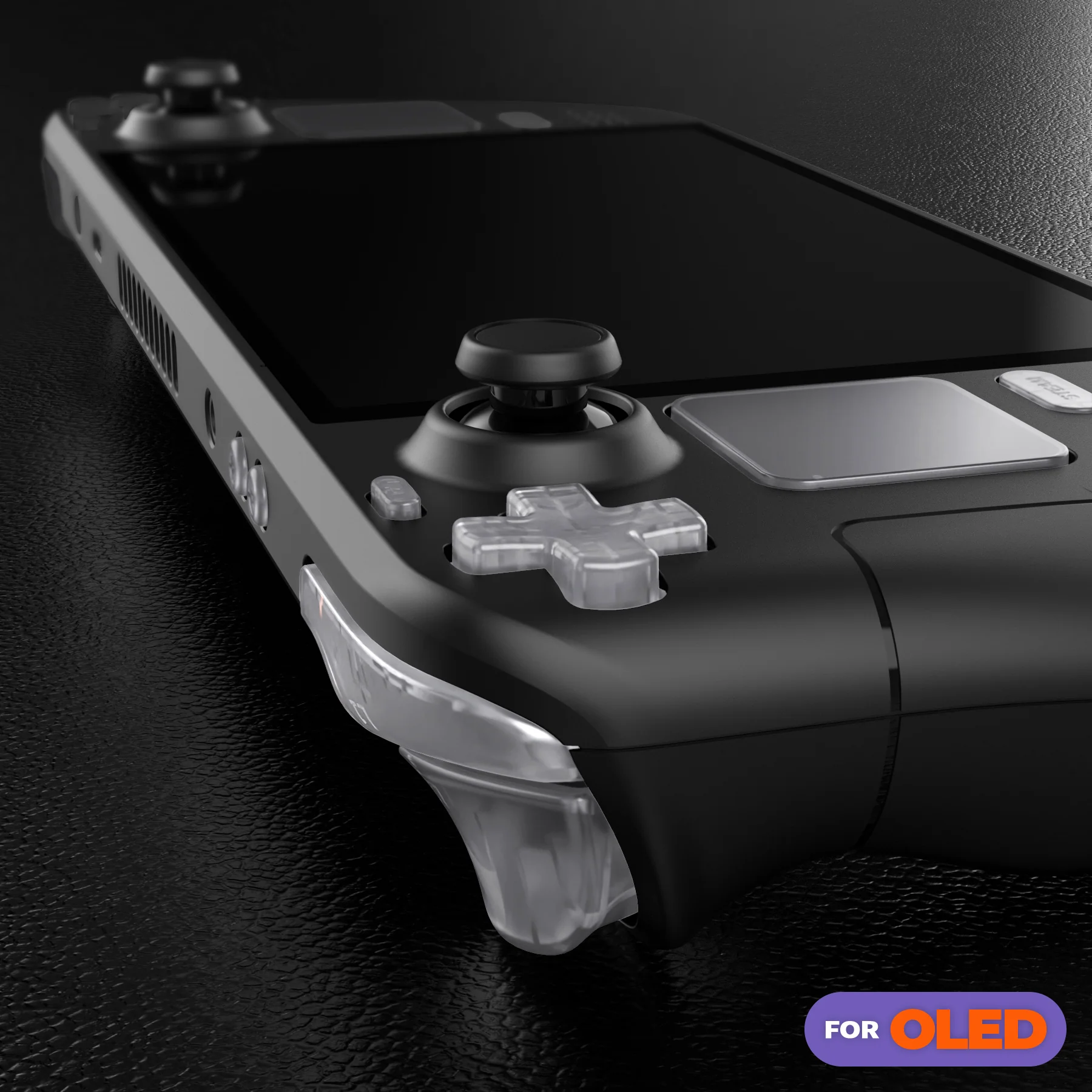 eXtremeRate Replacement Full Set Buttons for Steam Deck OLED - Clear - Image 8