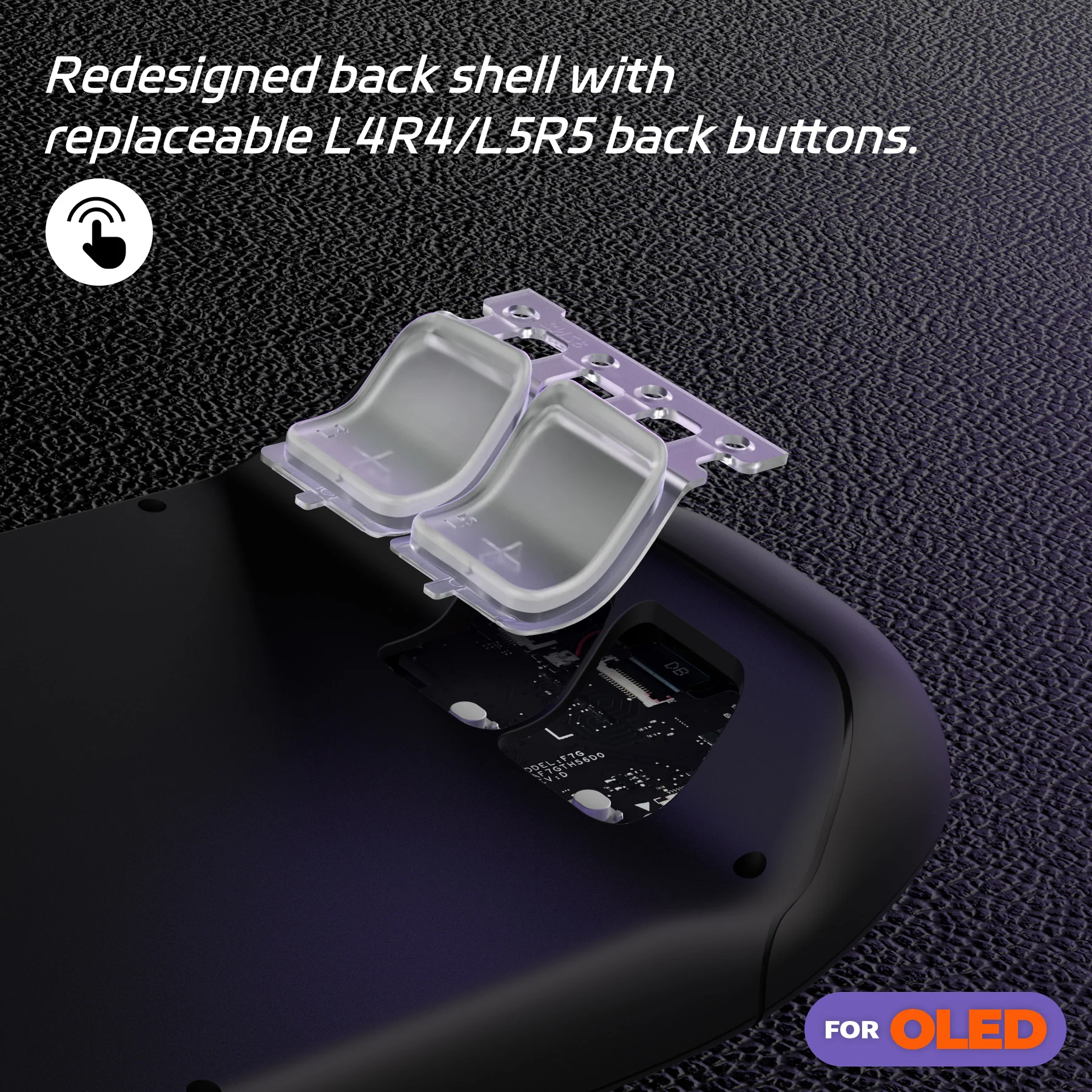 eXtremeRate Replacement Full Set Buttons for Steam Deck OLED - Glow in Dark - Green - Image 7
