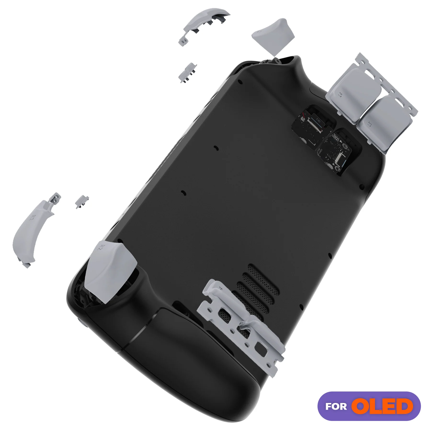 eXtremeRate Replacement Full Set Buttons for Steam Deck OLED - New Hope Gray - Image 5