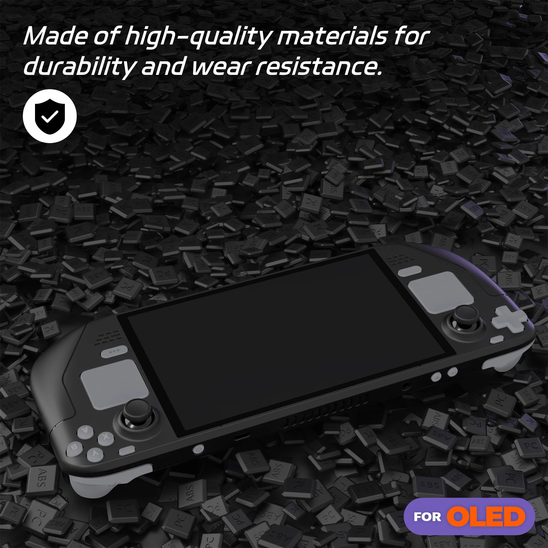 eXtremeRate Replacement Full Set Buttons for Steam Deck OLED - New Hope Gray - Image 6