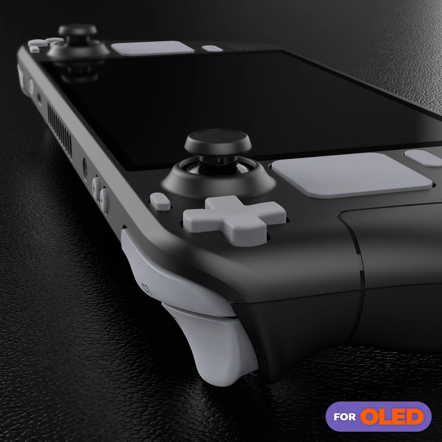 eXtremeRate Replacement Full Set Buttons for Steam Deck OLED - New Hope Gray - Image 8