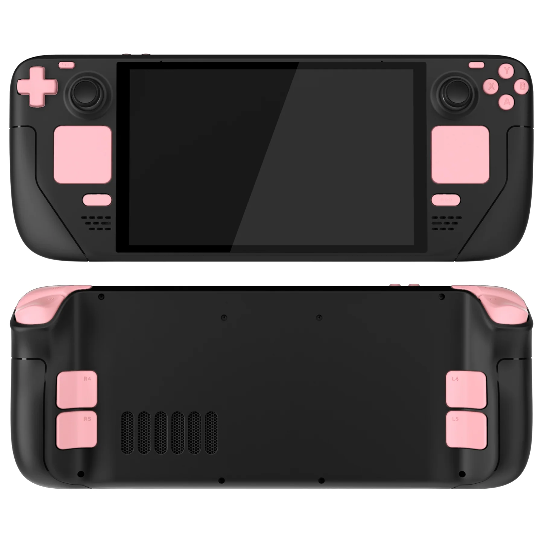eXtremeRate Replacement Full Set Buttons for Steam Deck OLED - Pale Red - Image 3