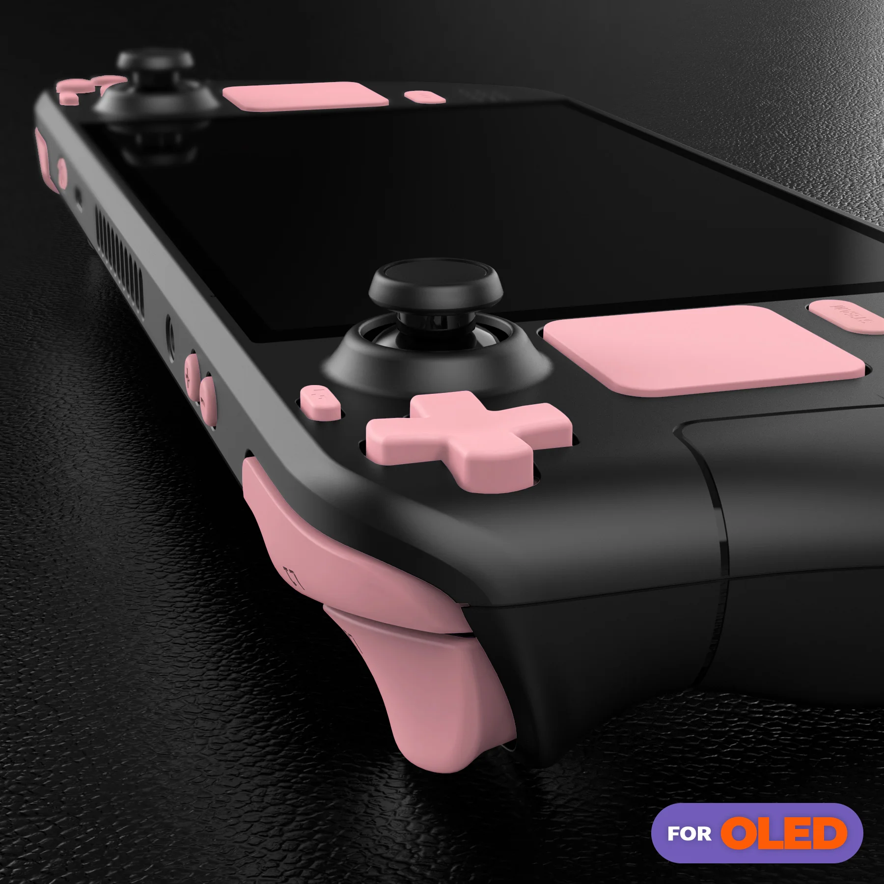 eXtremeRate Replacement Full Set Buttons for Steam Deck OLED - Pale Red - Image 8