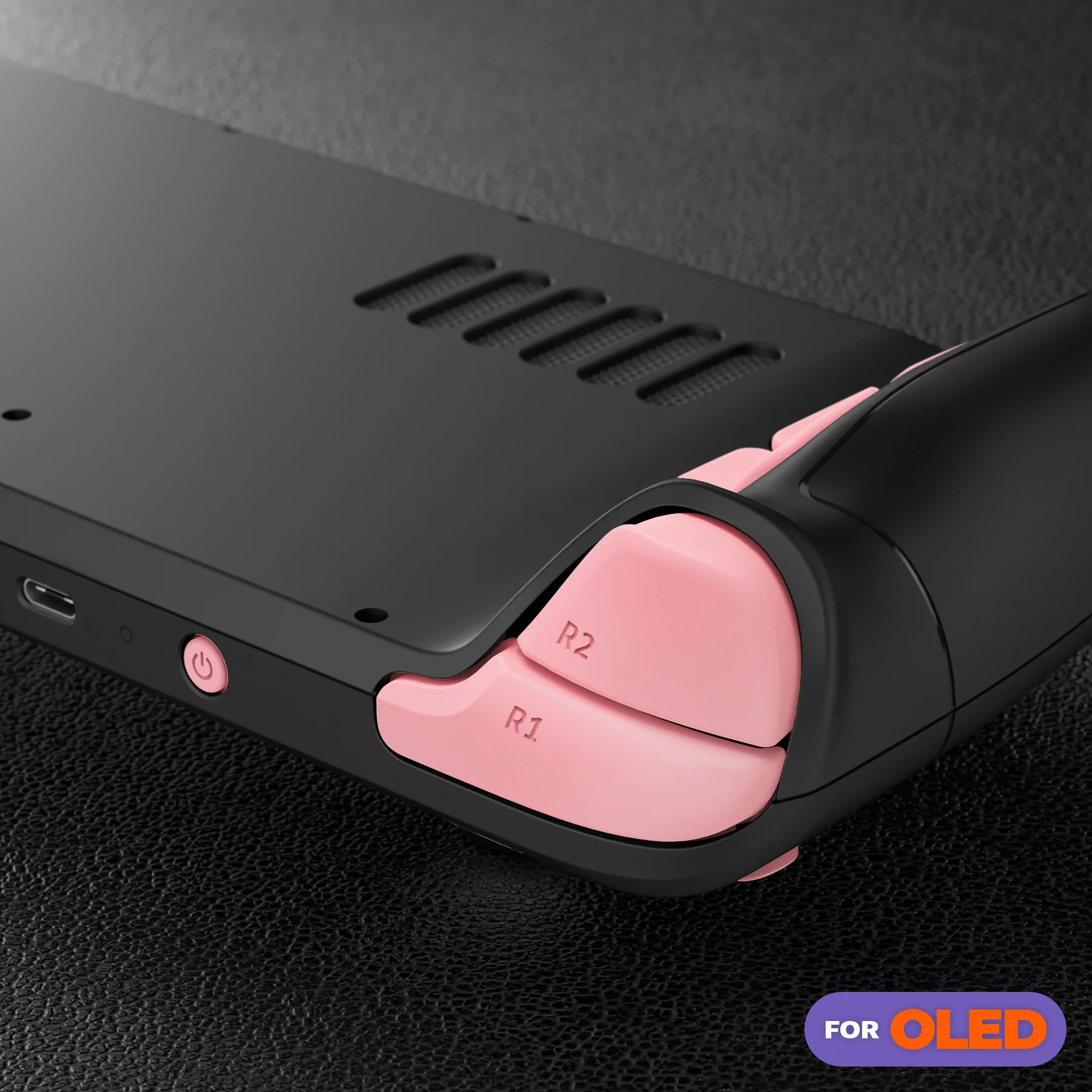 eXtremeRate Replacement Full Set Buttons for Steam Deck OLED - Pale Red - Image 9