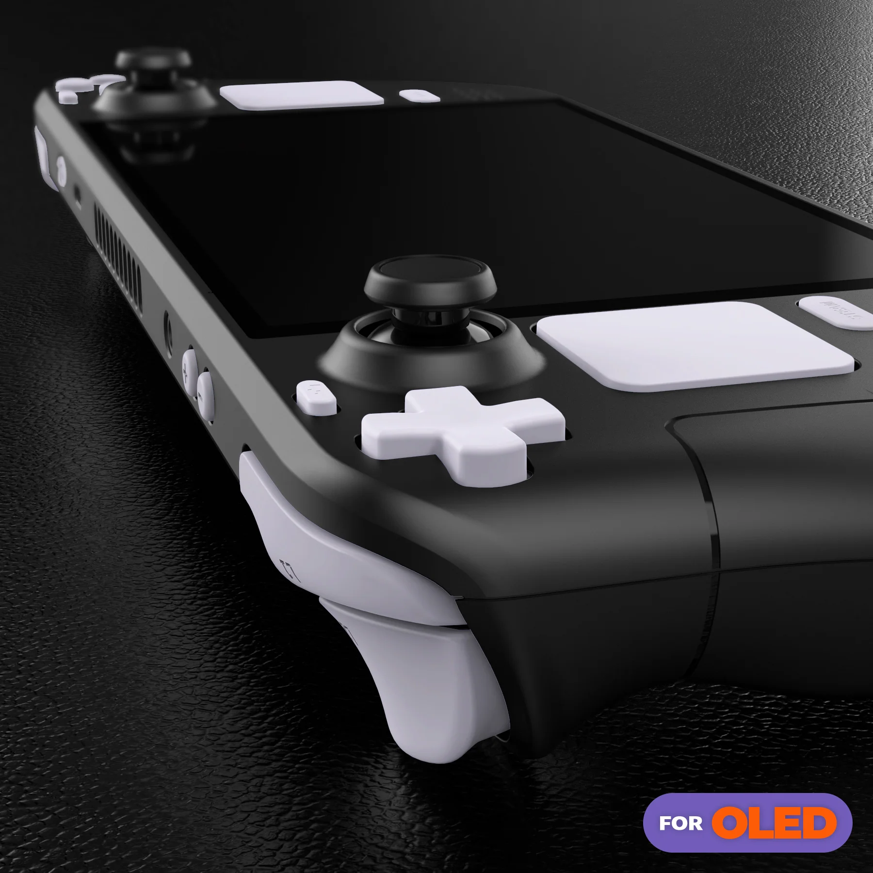 eXtremeRate Replacement Full Set Buttons for Steam Deck OLED - White - Image 8