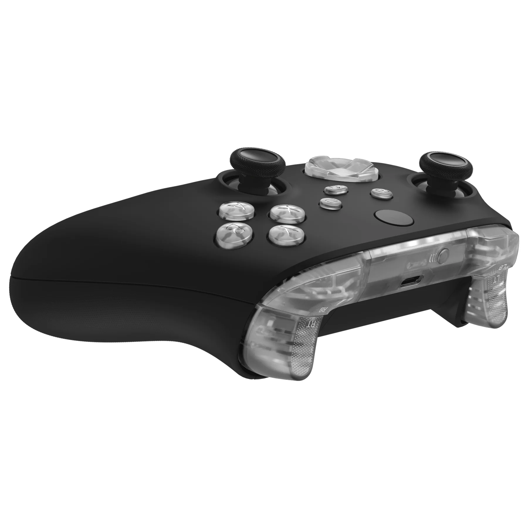 eXtremeRate Replacement Full Set Buttons for Xbox Series X & S Controller - Glow in Dark - Green - Image 9