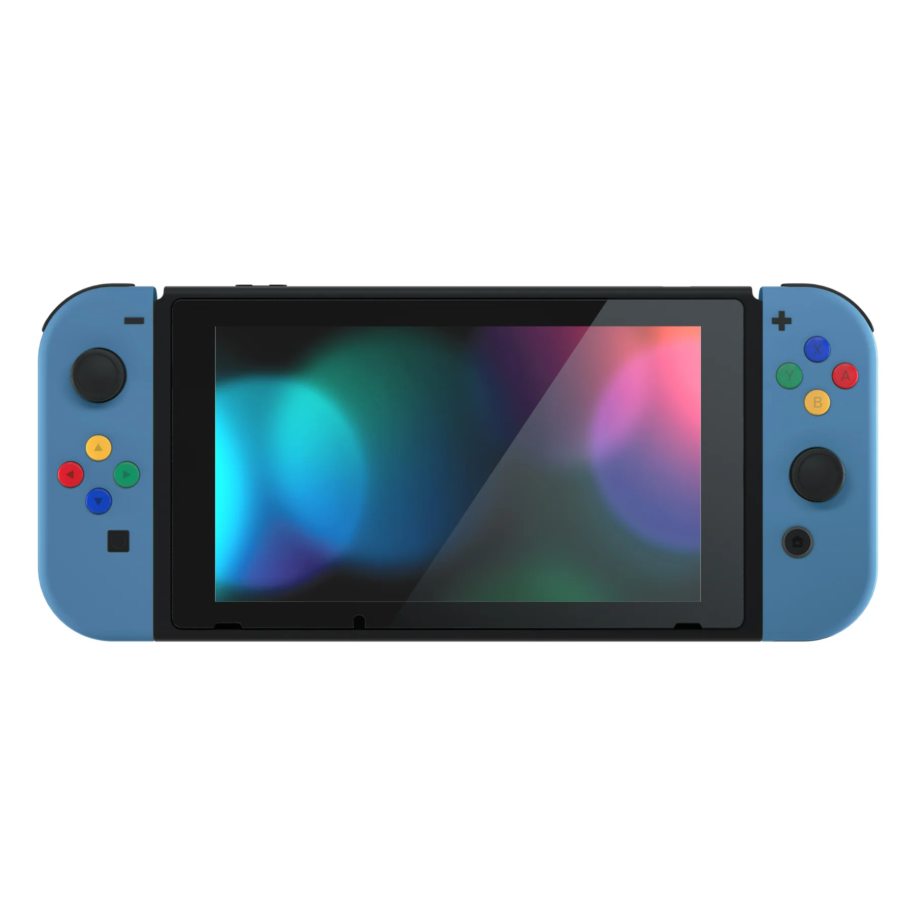 eXtremeRate Replacement Full Set Shell Case with Buttons for Joycon of NS Switch - Airforce Blue - Image 4