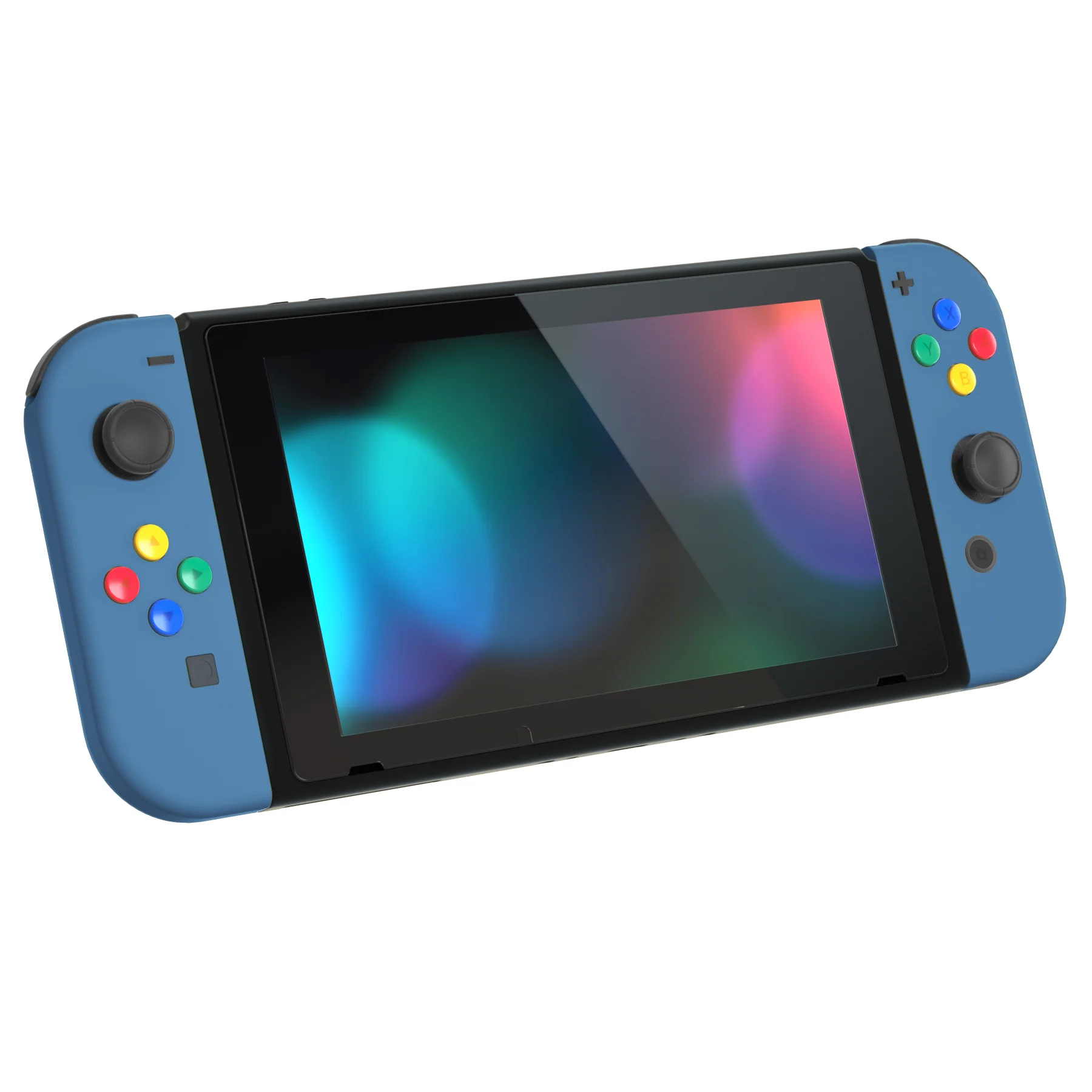 eXtremeRate Replacement Full Set Shell Case with Buttons for Joycon of NS Switch - Airforce Blue - Image 6