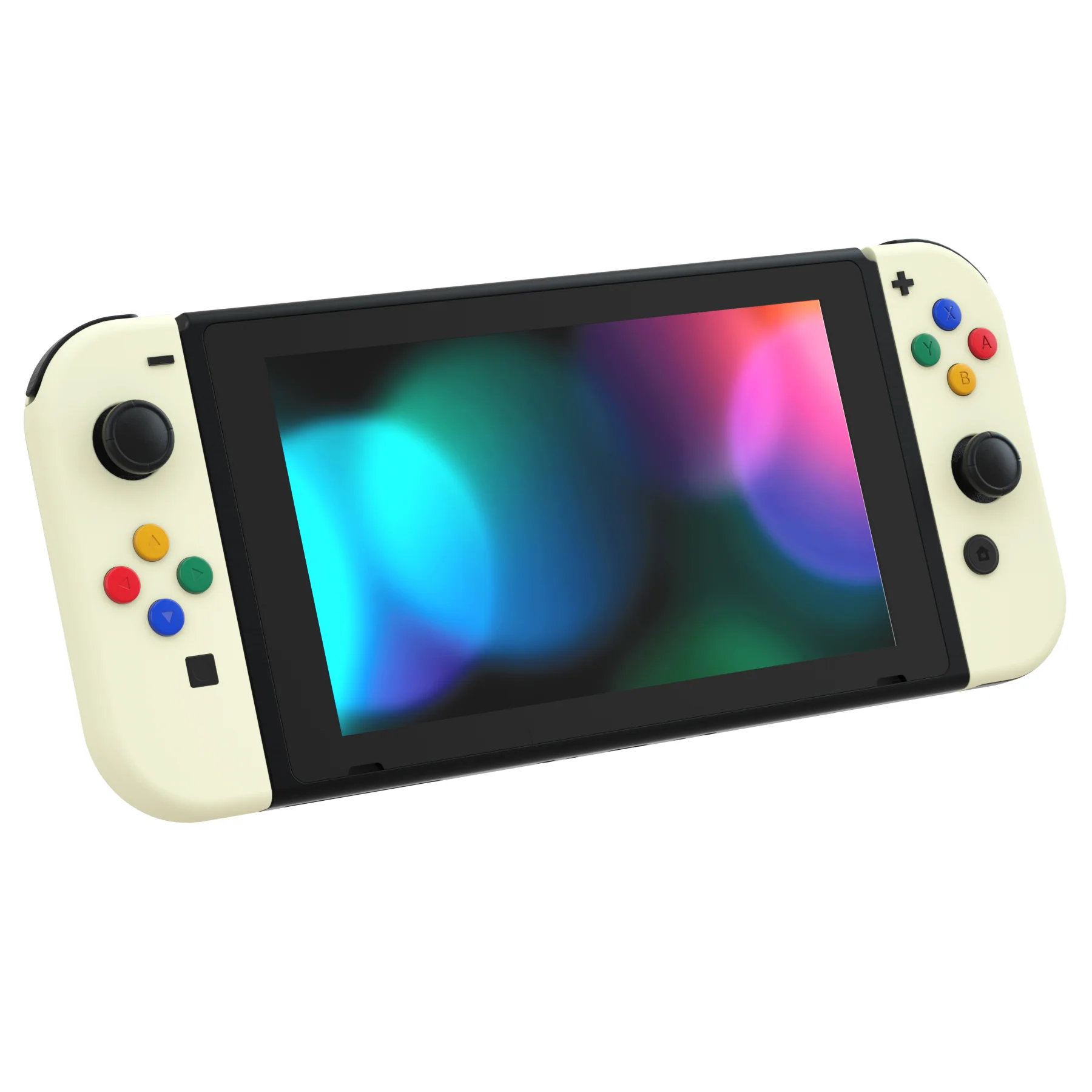 eXtremeRate Replacement Full Set Shell Case with Buttons for Joycon of NS Switch - Antique Yellow - Image 6
