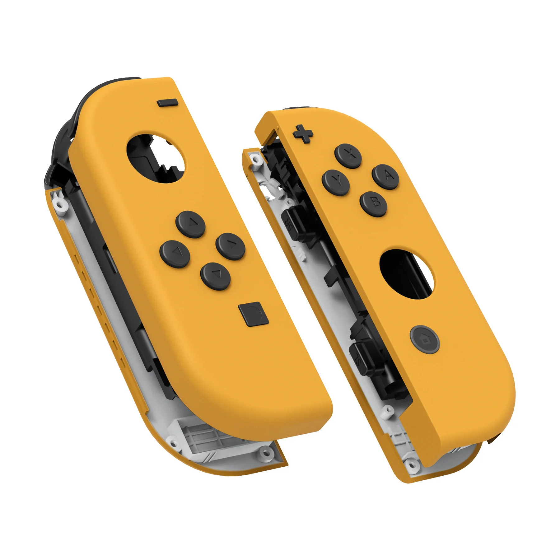 eXtremeRate Replacement Full Set Shell Case with Buttons for Joycon of NS Switch - Caution Yellow - Image 11