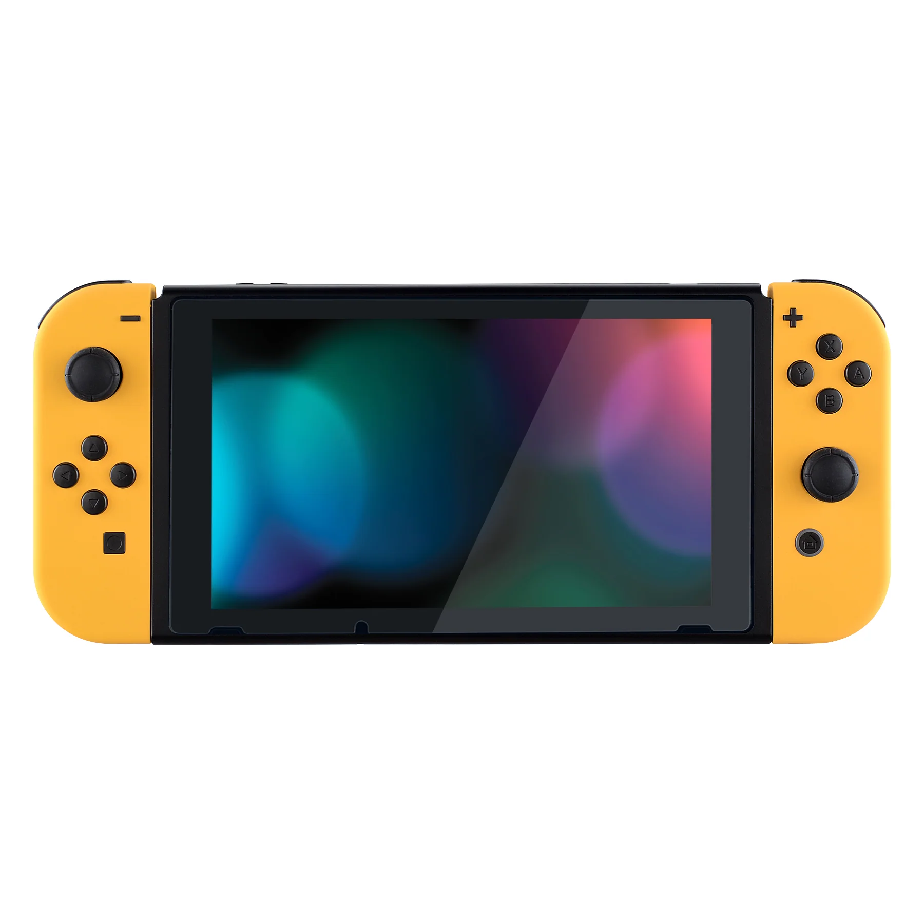 eXtremeRate Replacement Full Set Shell Case with Buttons for Joycon of NS Switch - Caution Yellow - Image 4