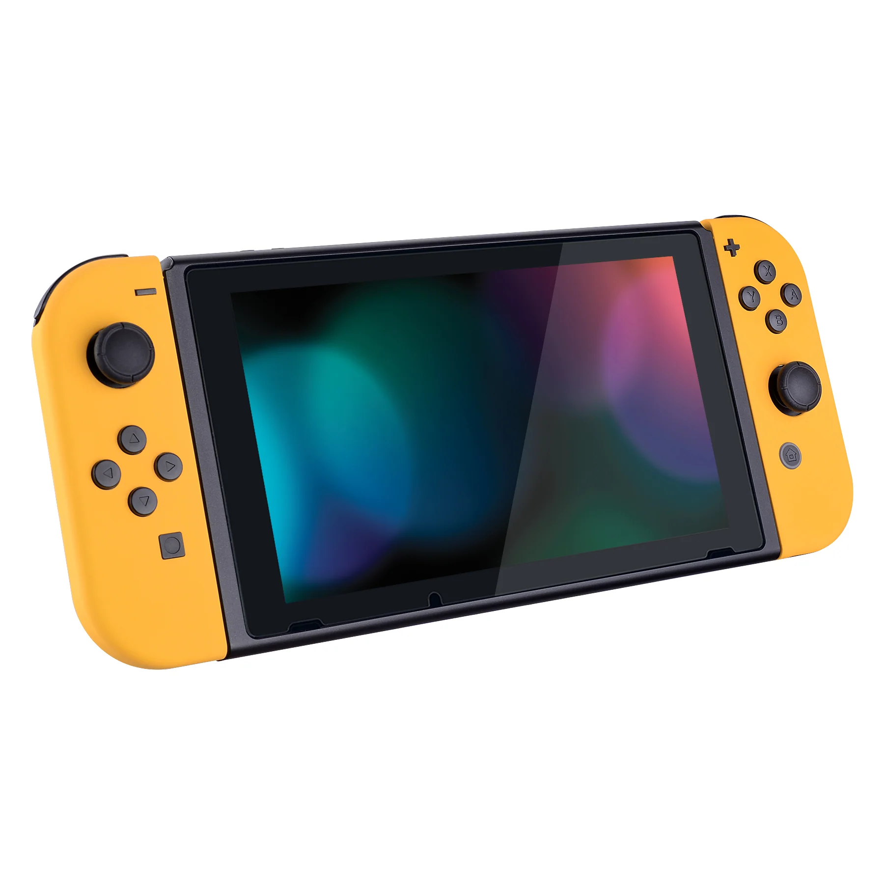 eXtremeRate Replacement Full Set Shell Case with Buttons for Joycon of NS Switch - Caution Yellow - Image 6