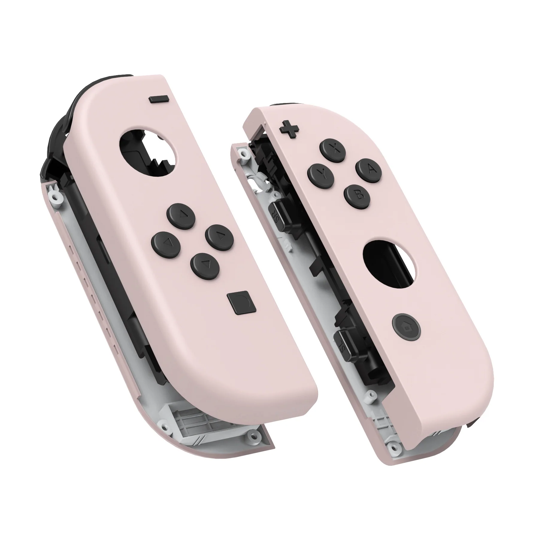 eXtremeRate Replacement Full Set Shell Case with Buttons for Joycon of NS Switch - Cherry Blossoms Pink - Image 11