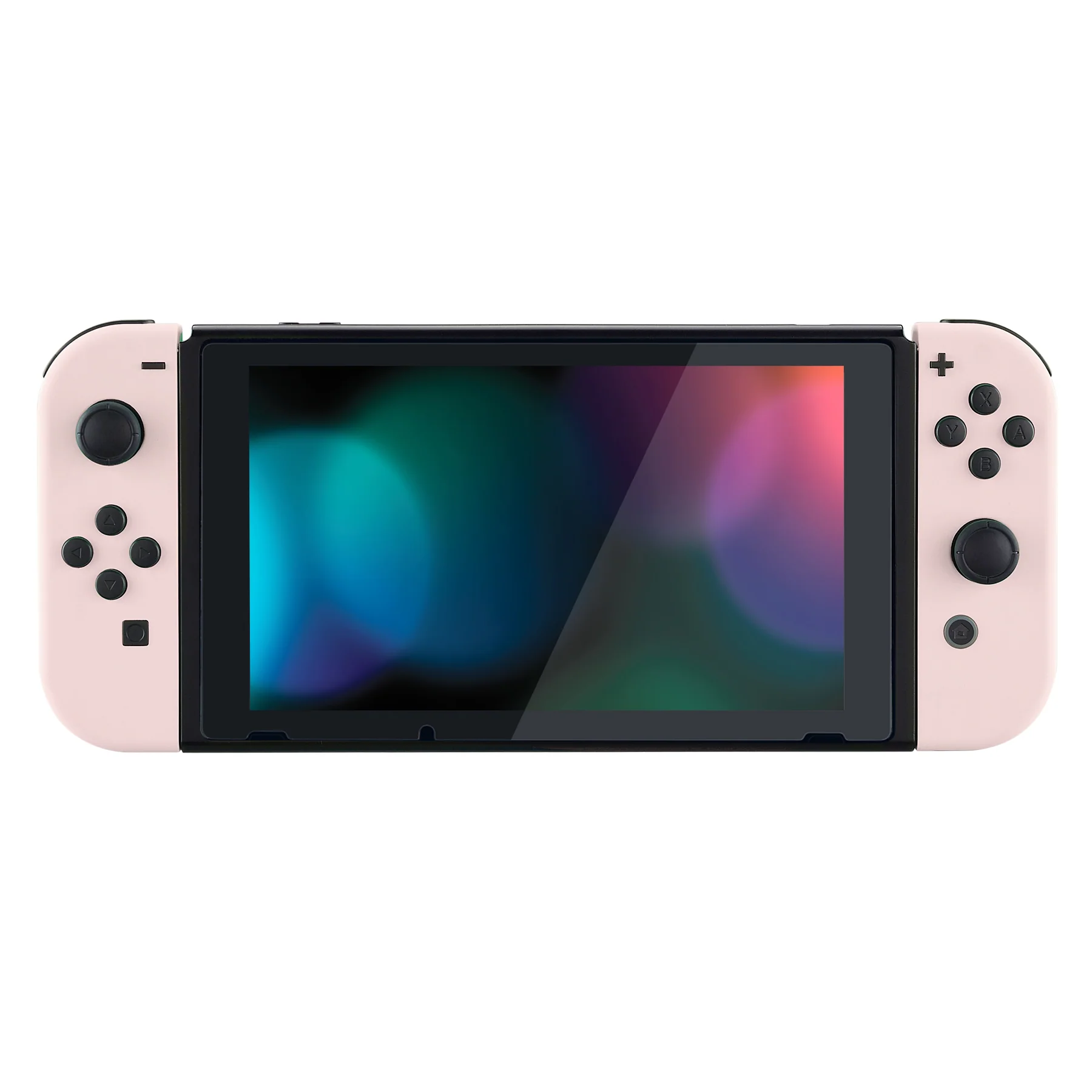 eXtremeRate Replacement Full Set Shell Case with Buttons for Joycon of NS Switch - Cherry Blossoms Pink - Image 4