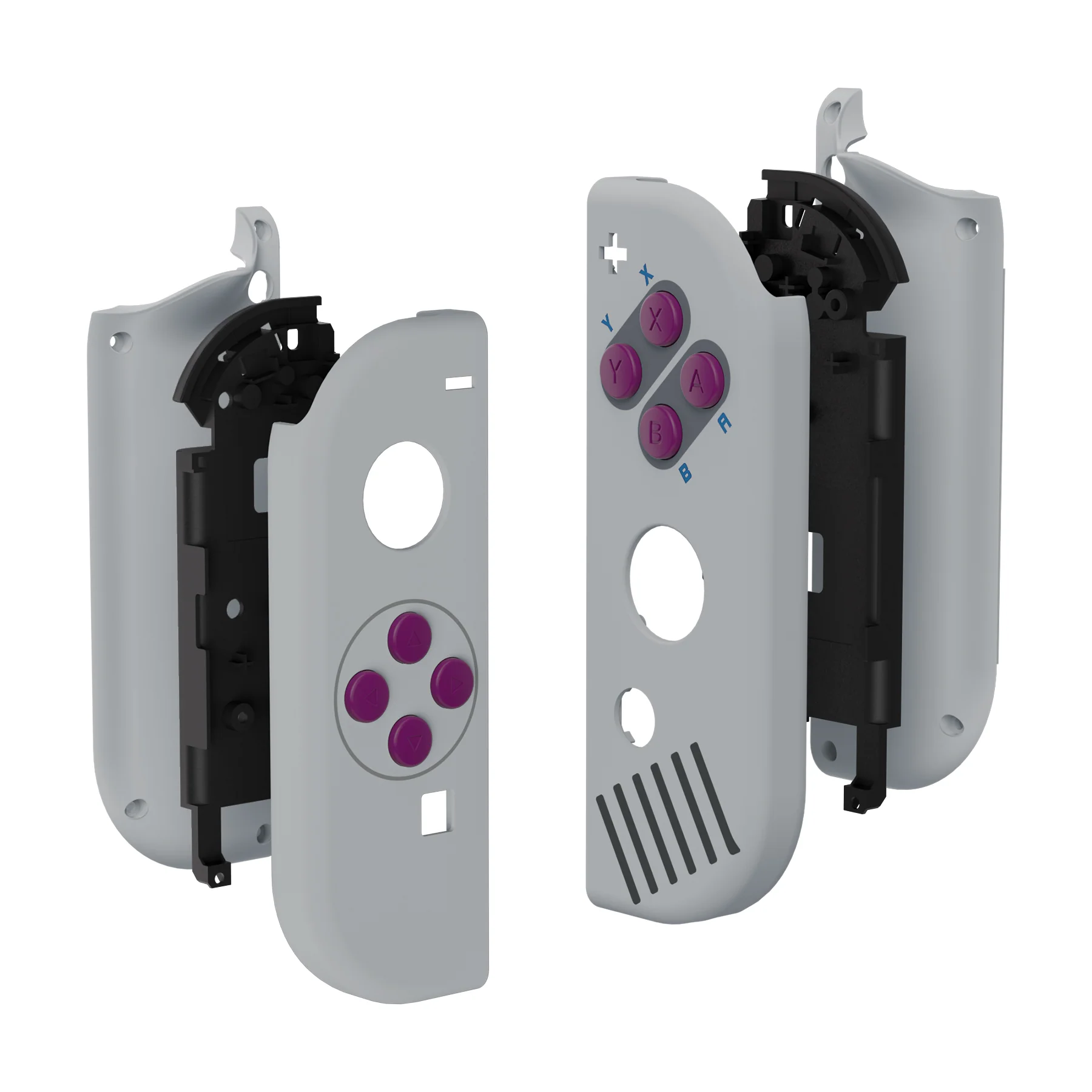 eXtremeRate Replacement Full Set Shell Case with Buttons for Joycon of NS Switch - Classic 1989 GB DMG-01 Style - Image 11
