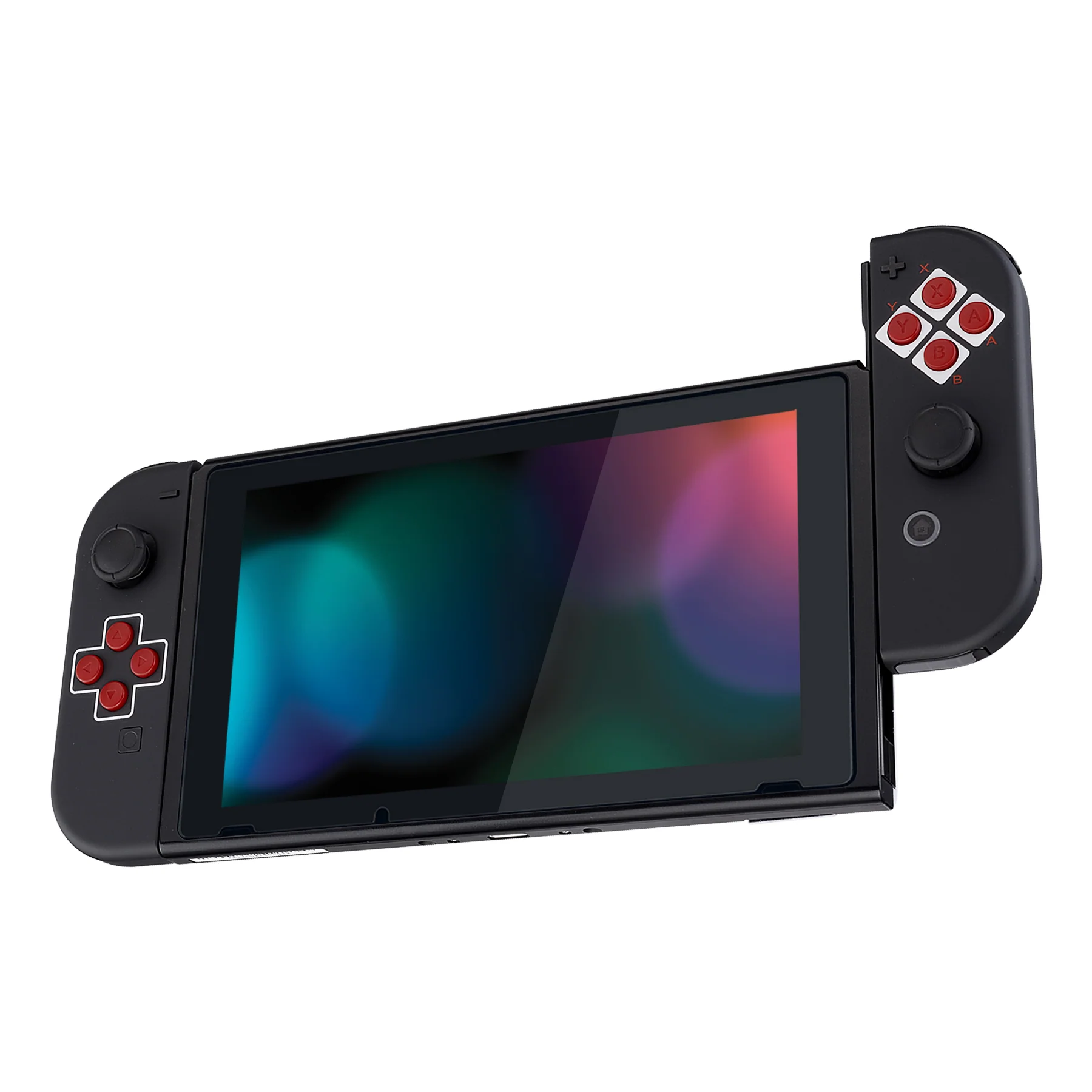 eXtremeRate Replacement Full Set Shell Case with Buttons for Joycon of NS Switch - Classics NES Style - Image 6