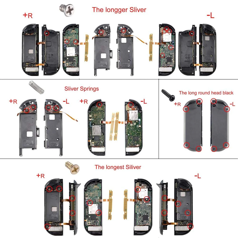 eXtremeRate Replacement Full Set Shell Case with Buttons for Joycon of NS Switch - Clear Candy Pink - Image 10