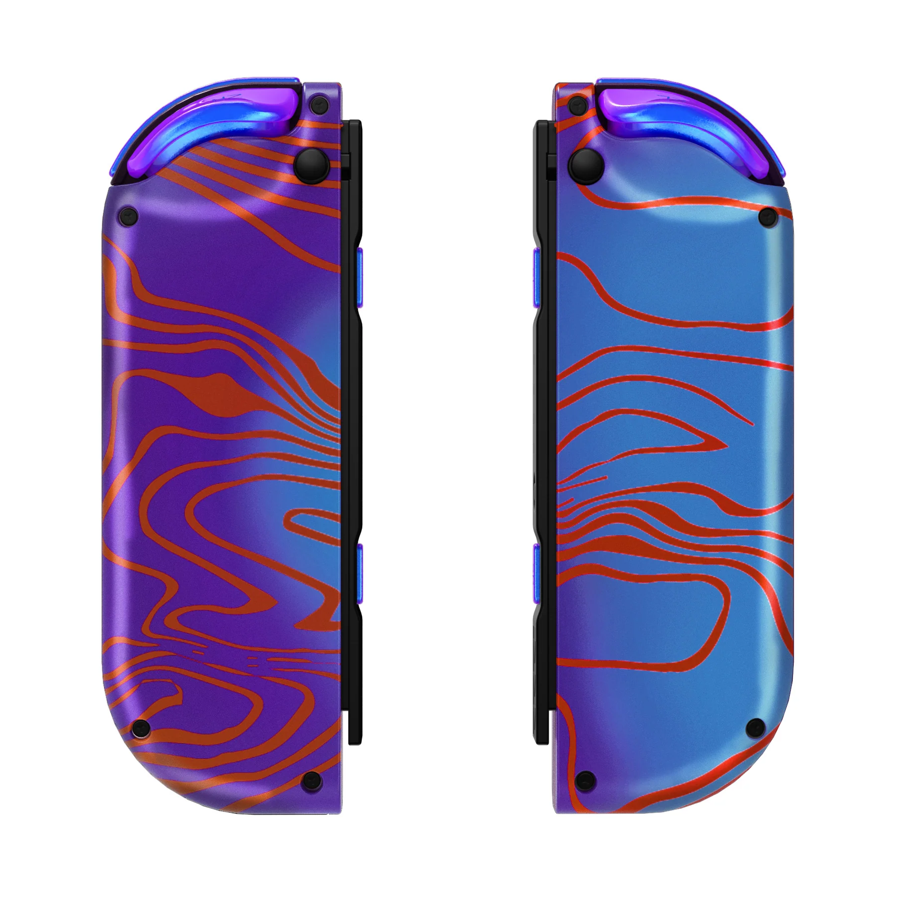 eXtremeRate Replacement Full Set Shell Case with Buttons for Joycon of NS Switch - Damascuscamo - Image 10