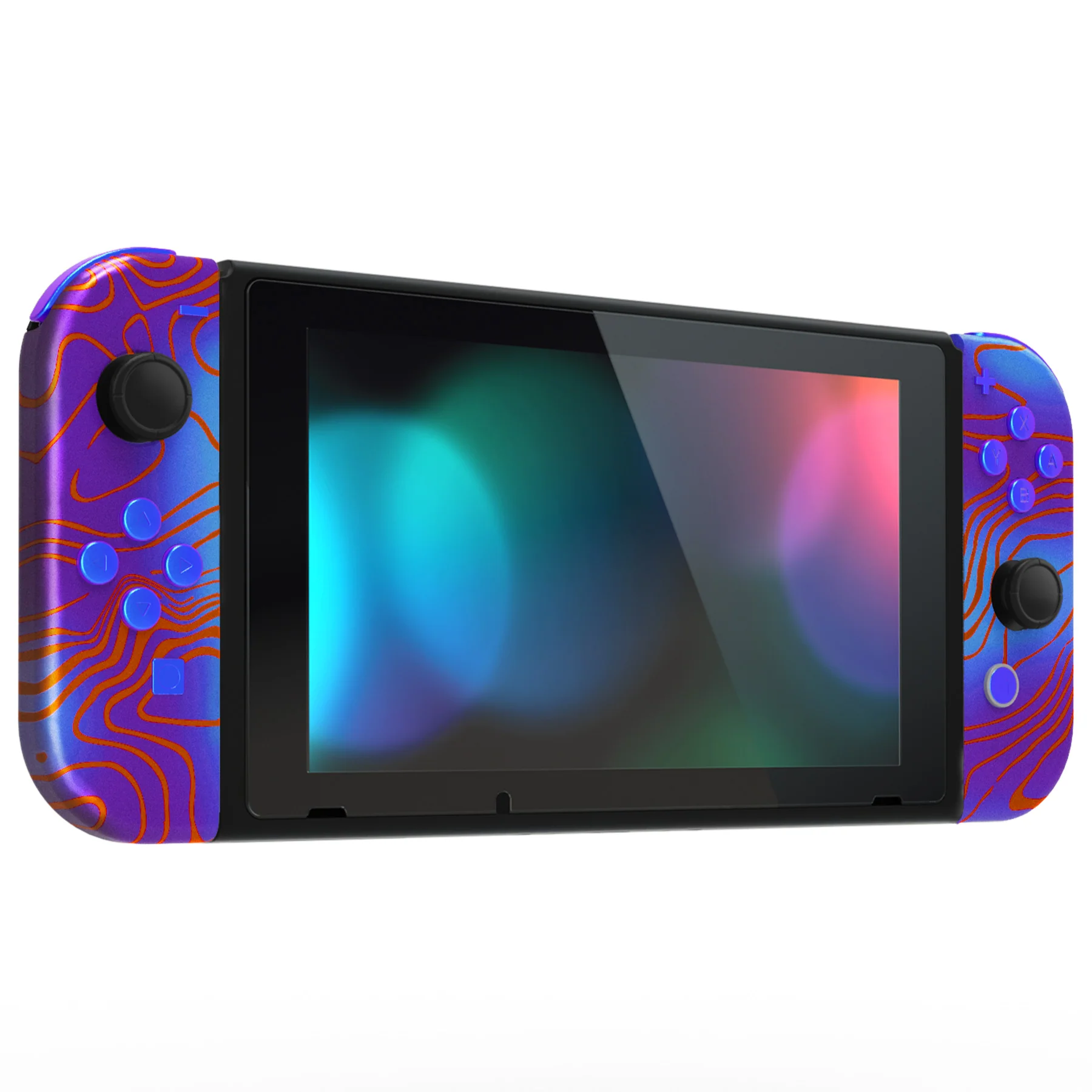 eXtremeRate Replacement Full Set Shell Case with Buttons for Joycon of NS Switch - Damascuscamo - Image 6