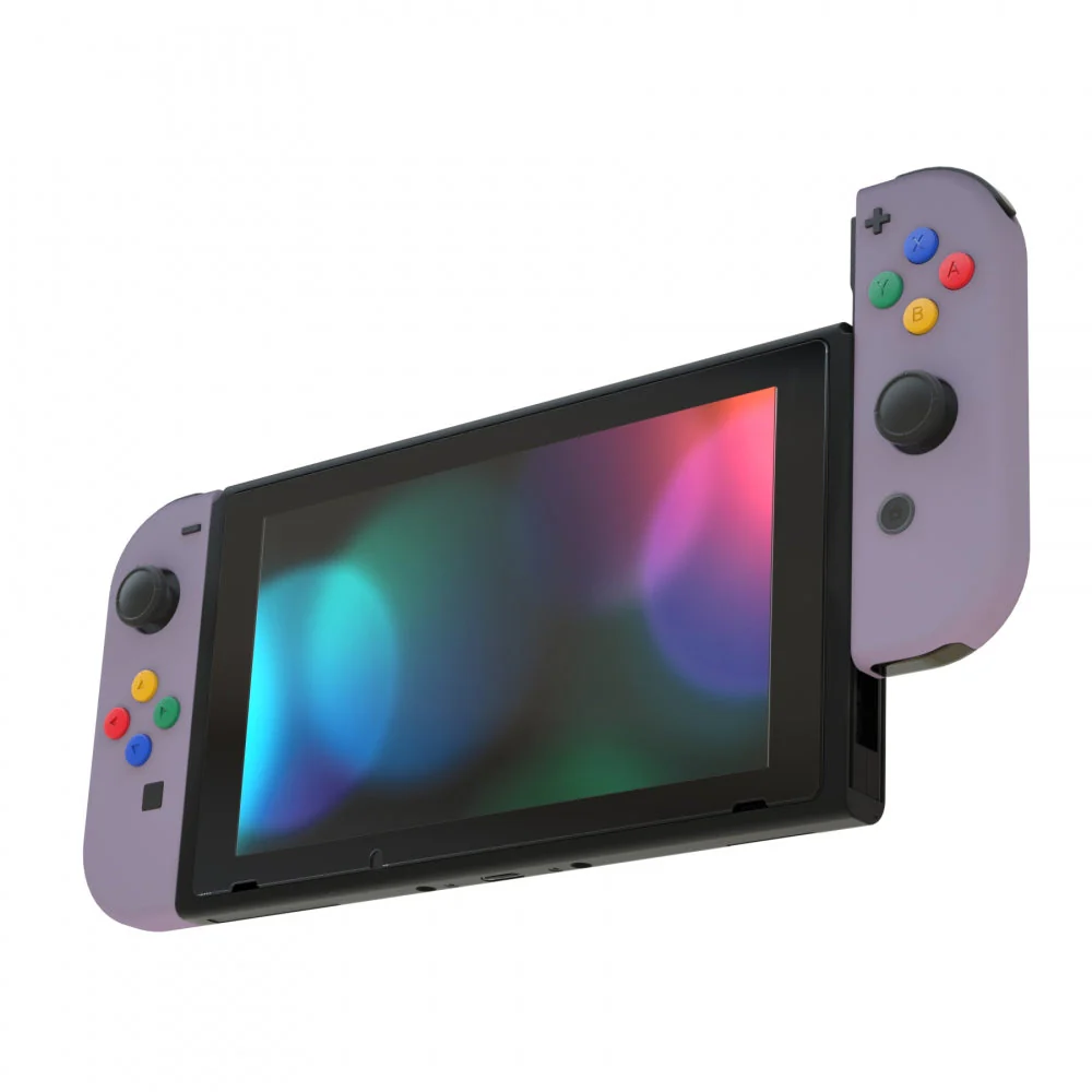 eXtremeRate Replacement Full Set Shell Case with Buttons for Joycon of NS Switch - Dark Grayish Violet - Image 5