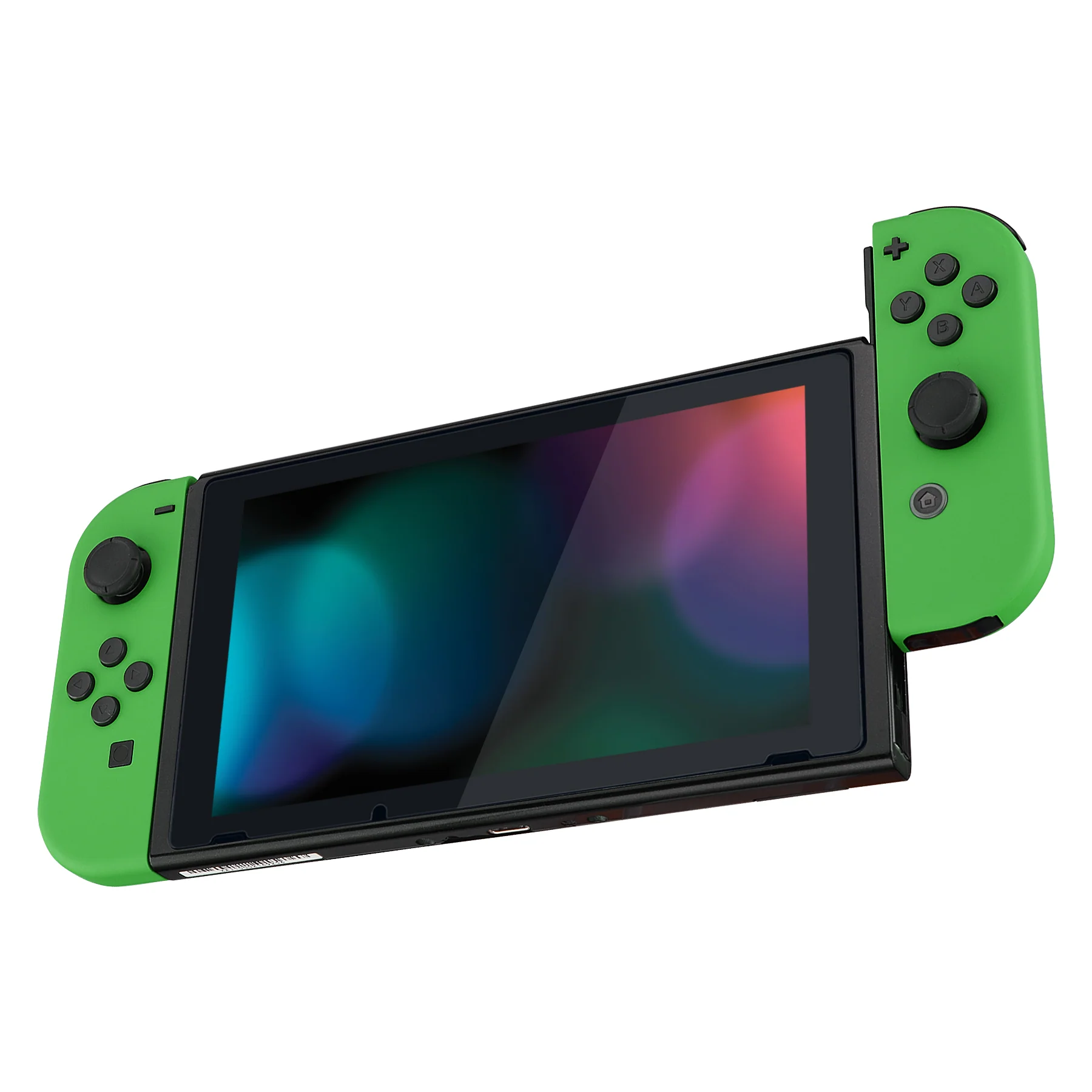 eXtremeRate Replacement Full Set Shell Case with Buttons for Joycon of NS Switch - Green - Image 5