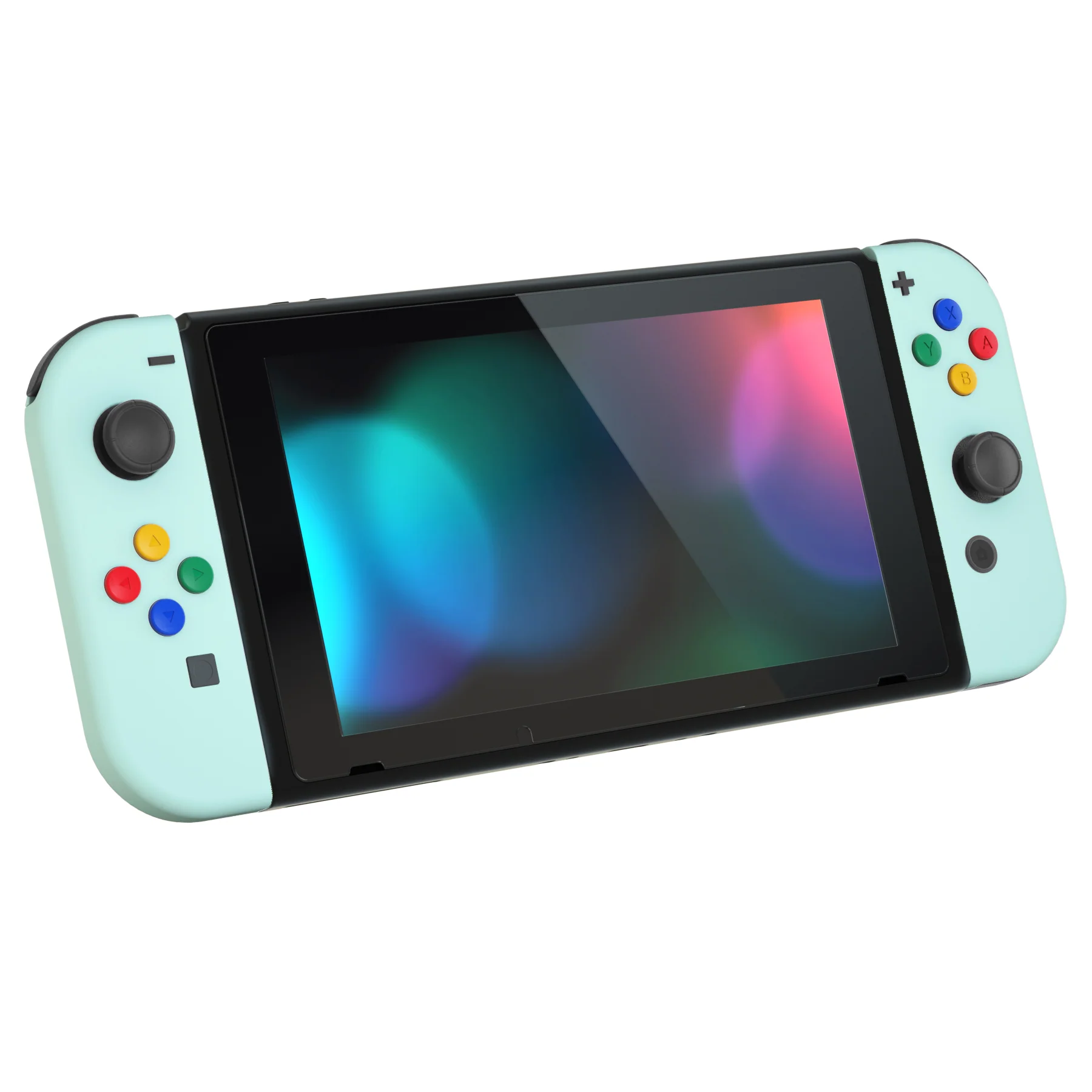 eXtremeRate Replacement Full Set Shell Case with Buttons for Joycon of NS Switch - Light Cyan - Image 6