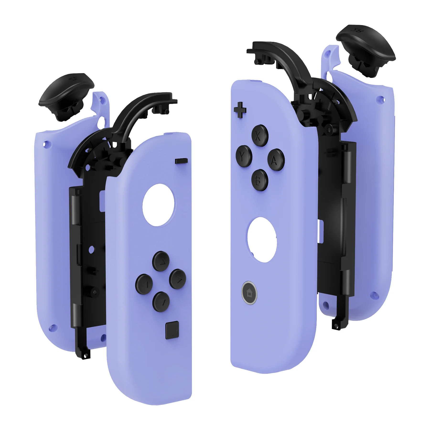eXtremeRate Replacement Full Set Shell Case with Buttons for Joycon of NS Switch - Light Violet - Image 10