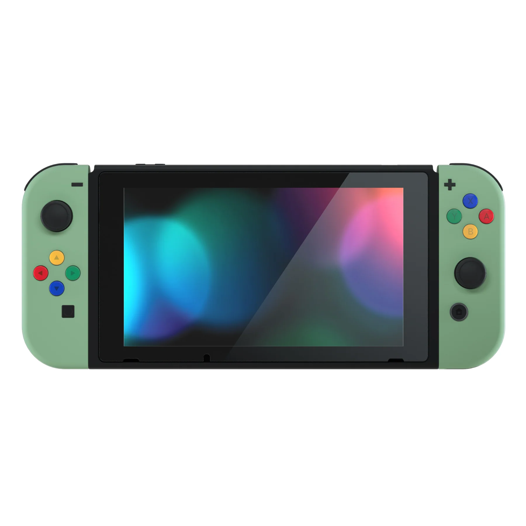 eXtremeRate Replacement Full Set Shell Case with Buttons for Joycon of NS Switch - Matcha Green - Image 4