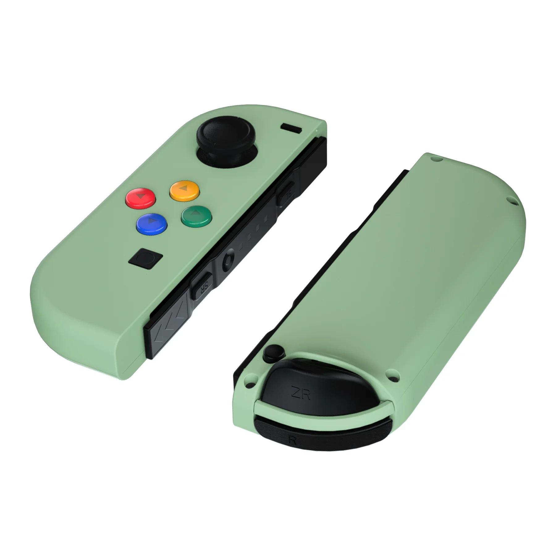 eXtremeRate Replacement Full Set Shell Case with Buttons for Joycon of NS Switch - Matcha Green - Image 9
