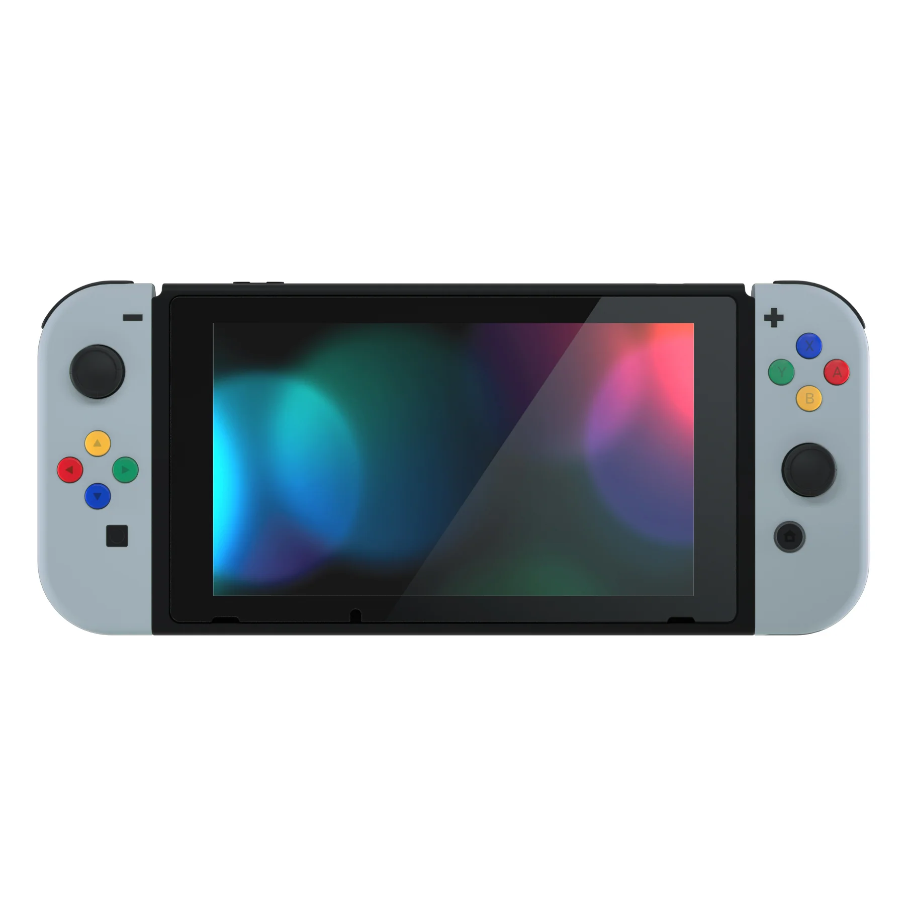 eXtremeRate Replacement Full Set Shell Case with Buttons for Joycon of NS Switch - New Hope Gray - Image 4